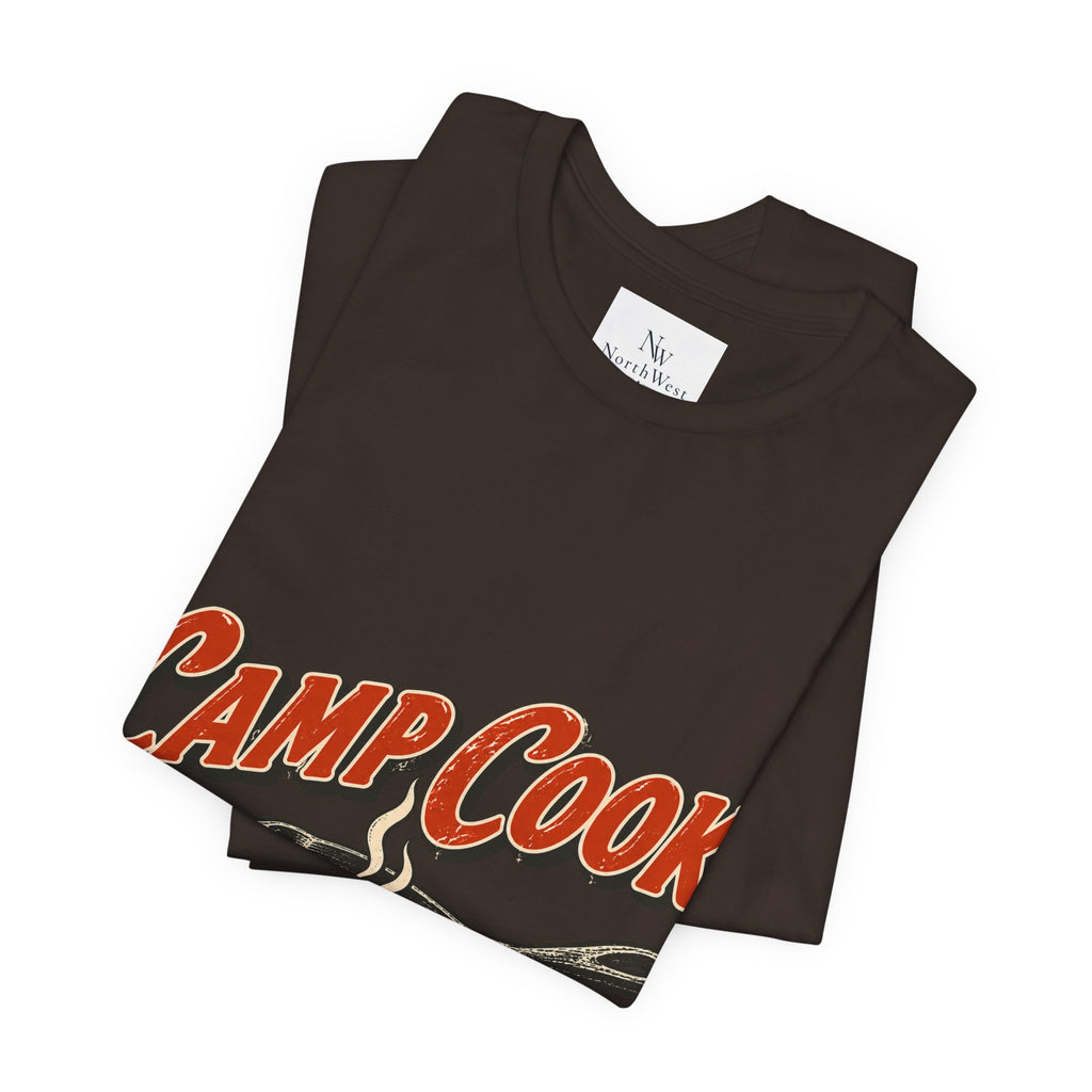 Camp Cook T‑Shirt — “Breakfast Tastes Better Outside” Camping Tee