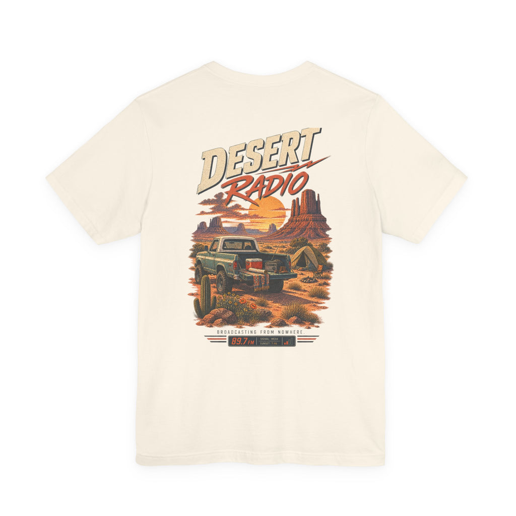Desert Radio Tee — '89.7 Nowhere FM' Vintage Desert Radio Graphic T-Shirt