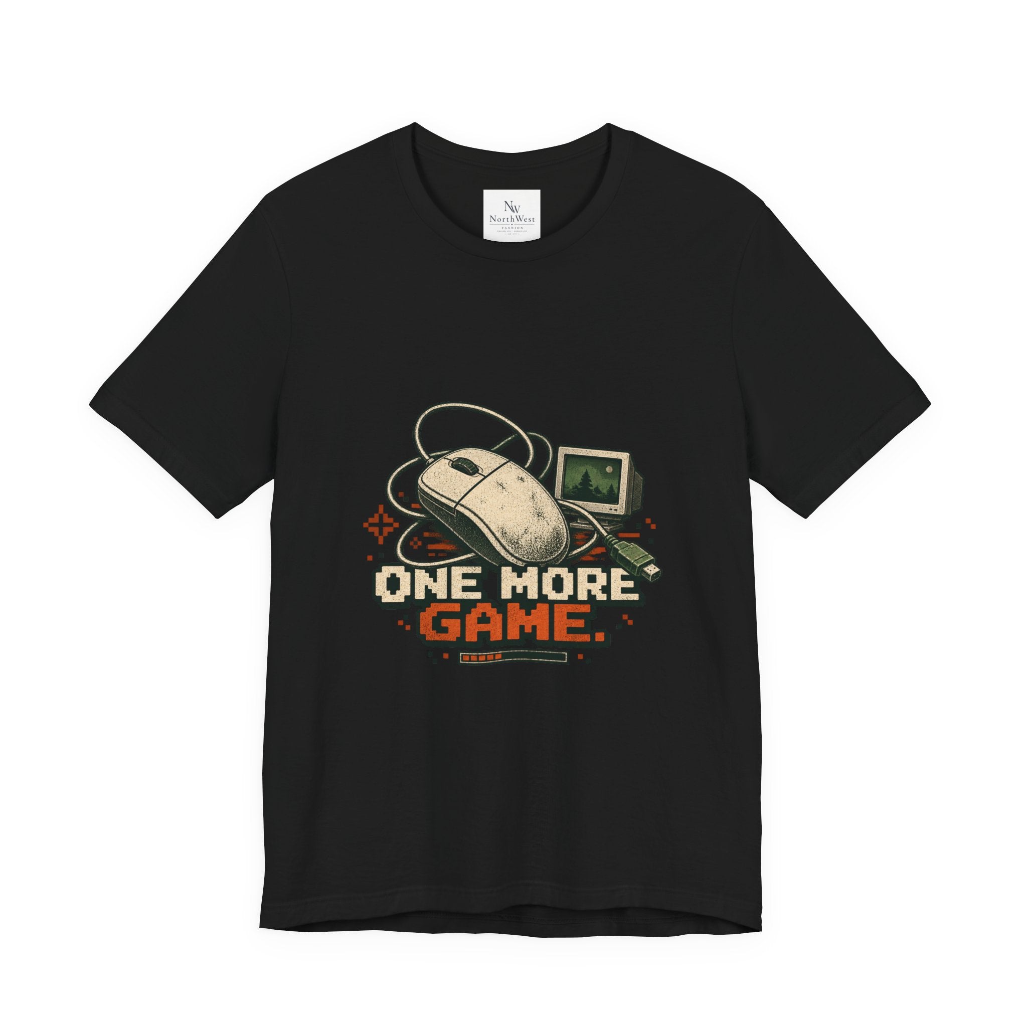 Gaming Tee — "One More Game" Retro LAN Party T-Shirt