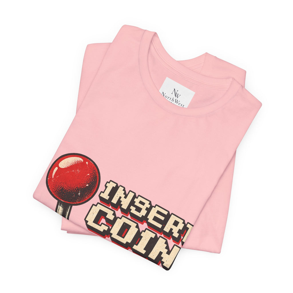 Insert Coin Arcade T‑Shirt — "One More Game" Retro Gaming Tee