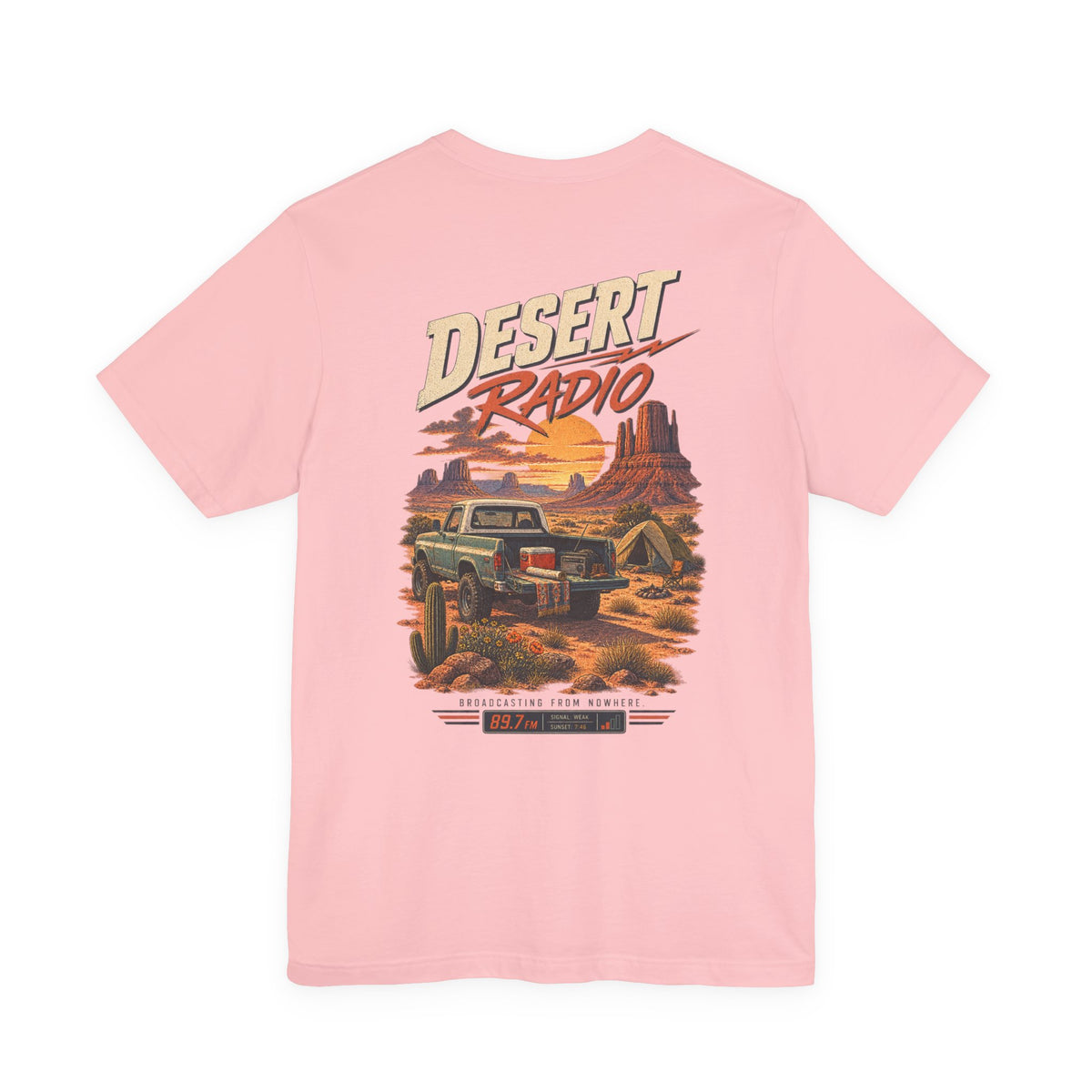 Desert Radio Tee — '89.7 Nowhere FM' Vintage Desert Radio Graphic T-Shirt