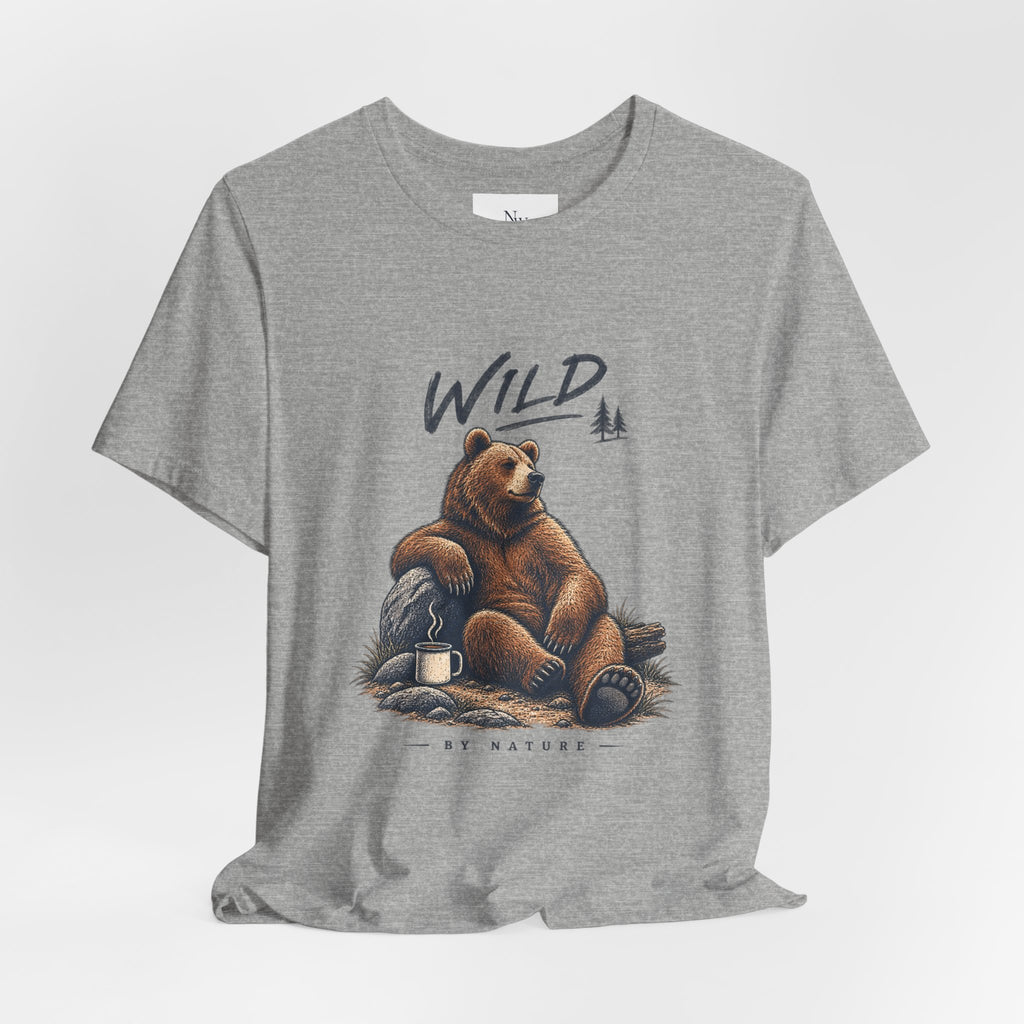 Wild at Heart Bear T-Shirt — Outdoor Nature Graphic Tee