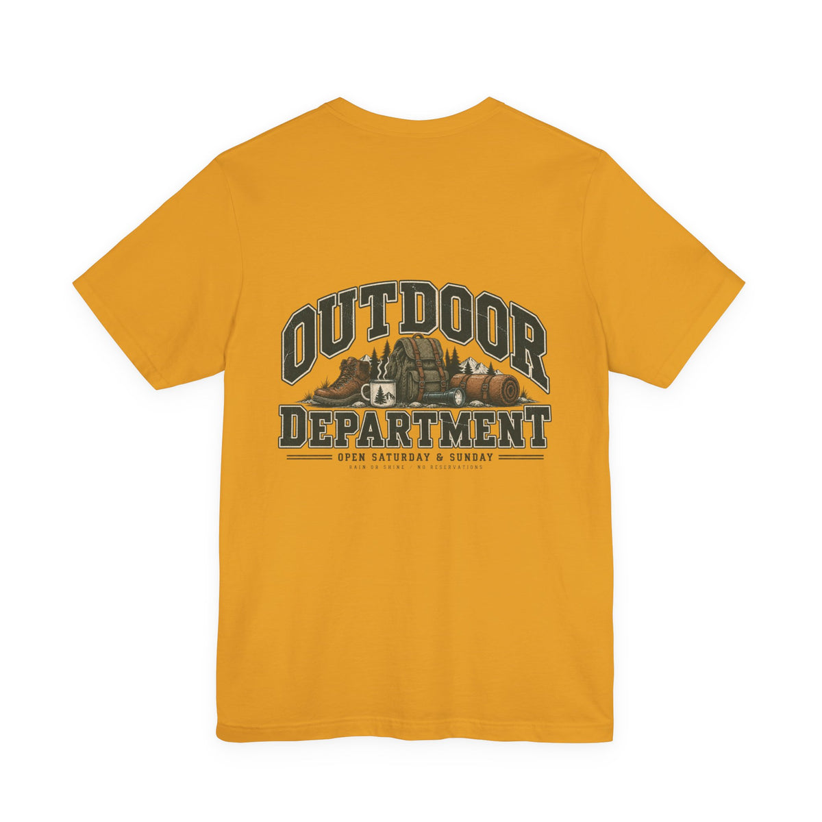 Outdoor Dept. Graphic Tee — Adventure Camping T-Shirt
