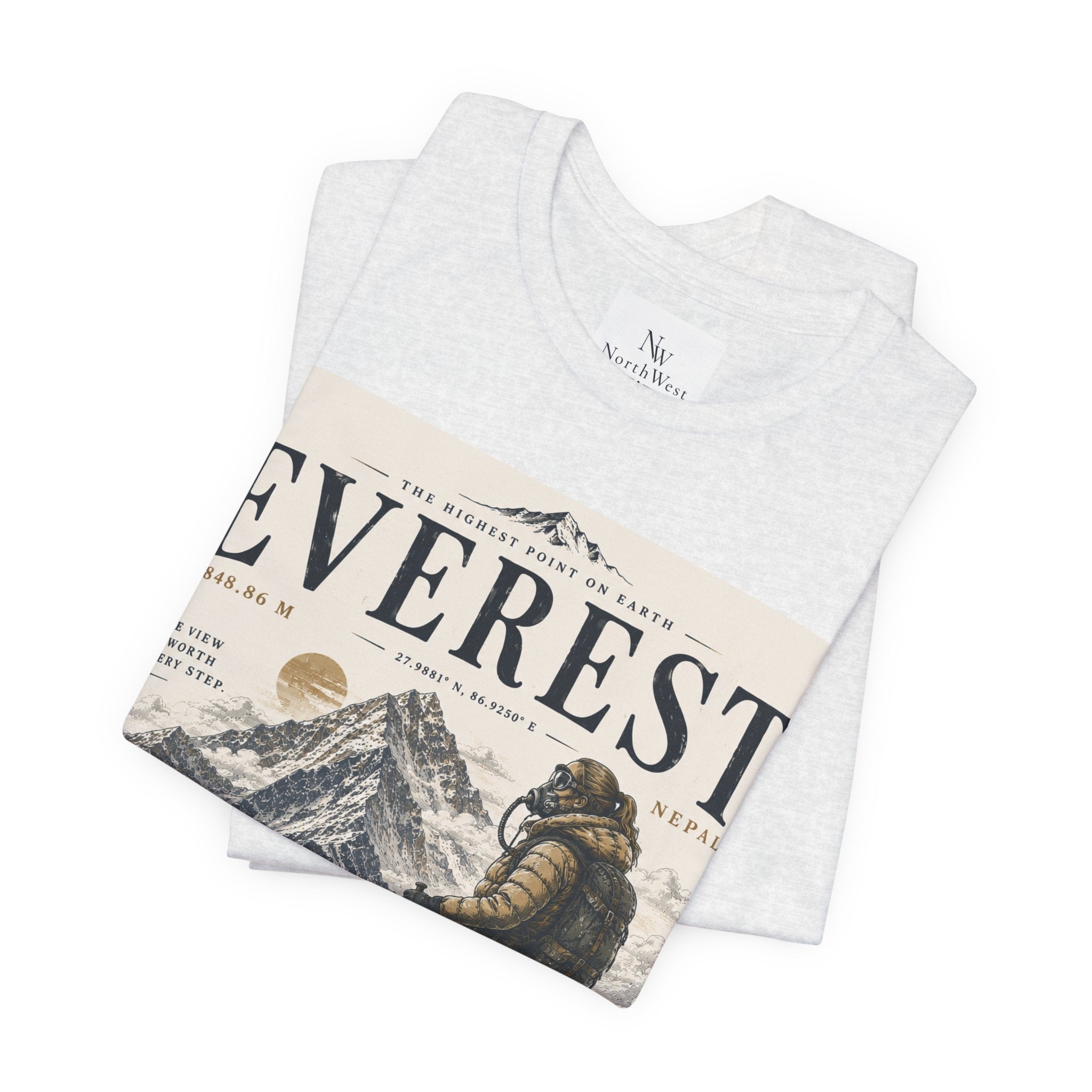 Everest Adventure Tee — Mountain Climber Vintage Graphic T‑Shirt
