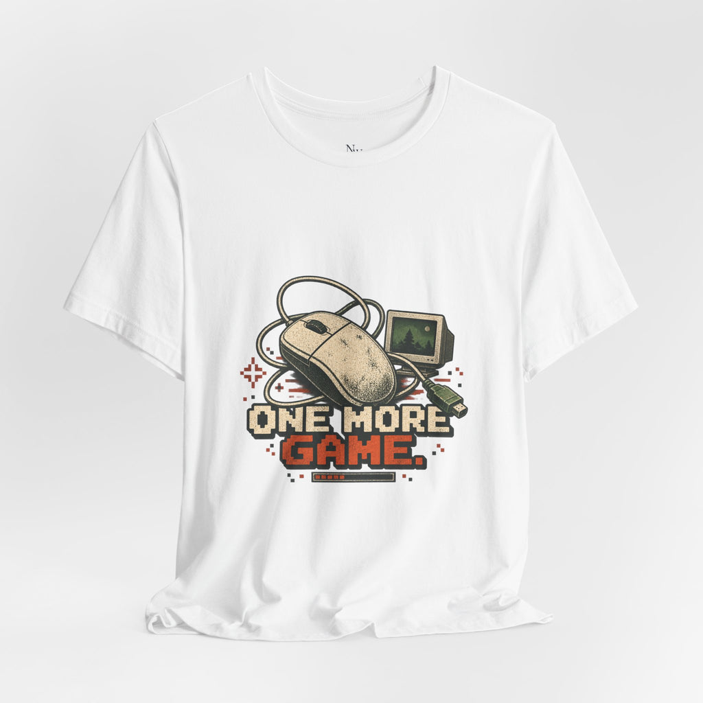 Gaming Tee — "One More Game" Retro LAN Party T-Shirt