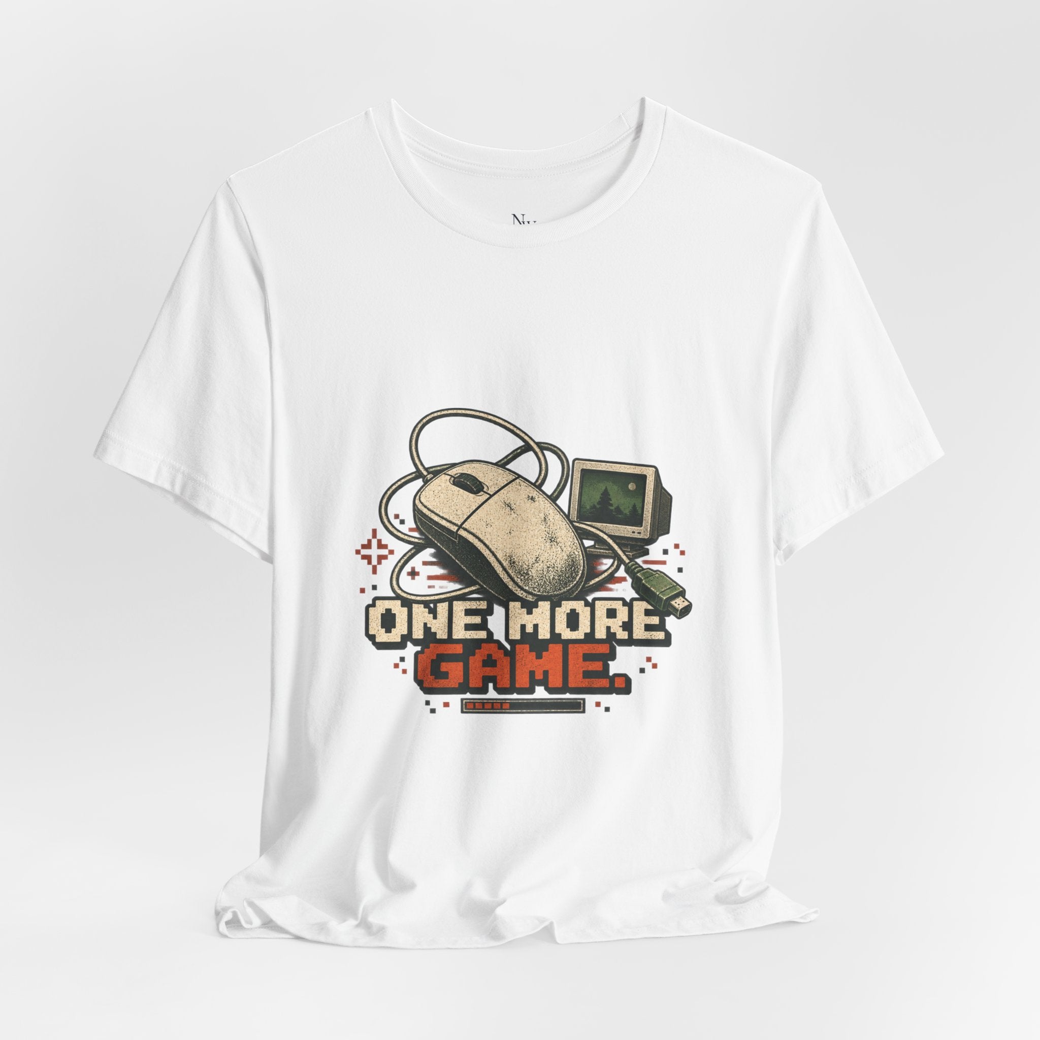 Gaming Tee — "One More Game" Retro LAN Party T-Shirt