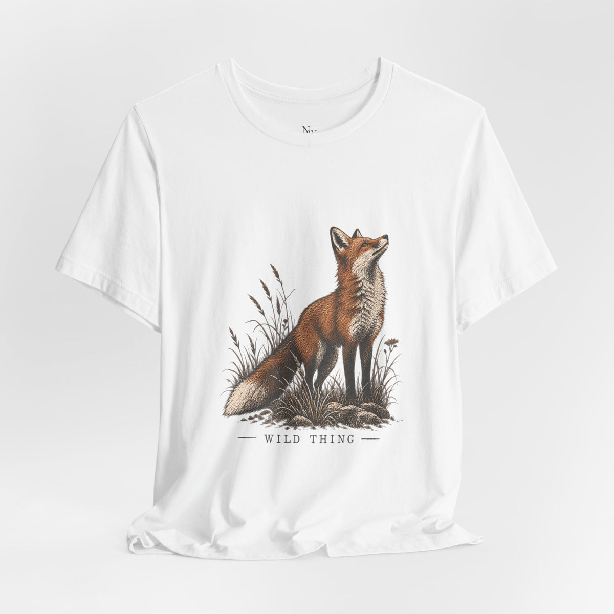 Wild Things Fox Tee — Woodland Nature Graphic T-Shirt