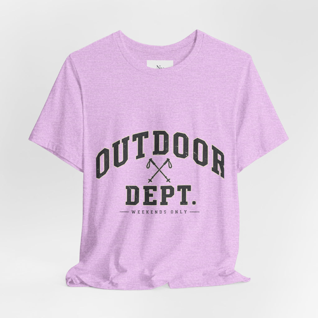 Outdoor Dept. Graphic Tee — Adventure Camping T-Shirt