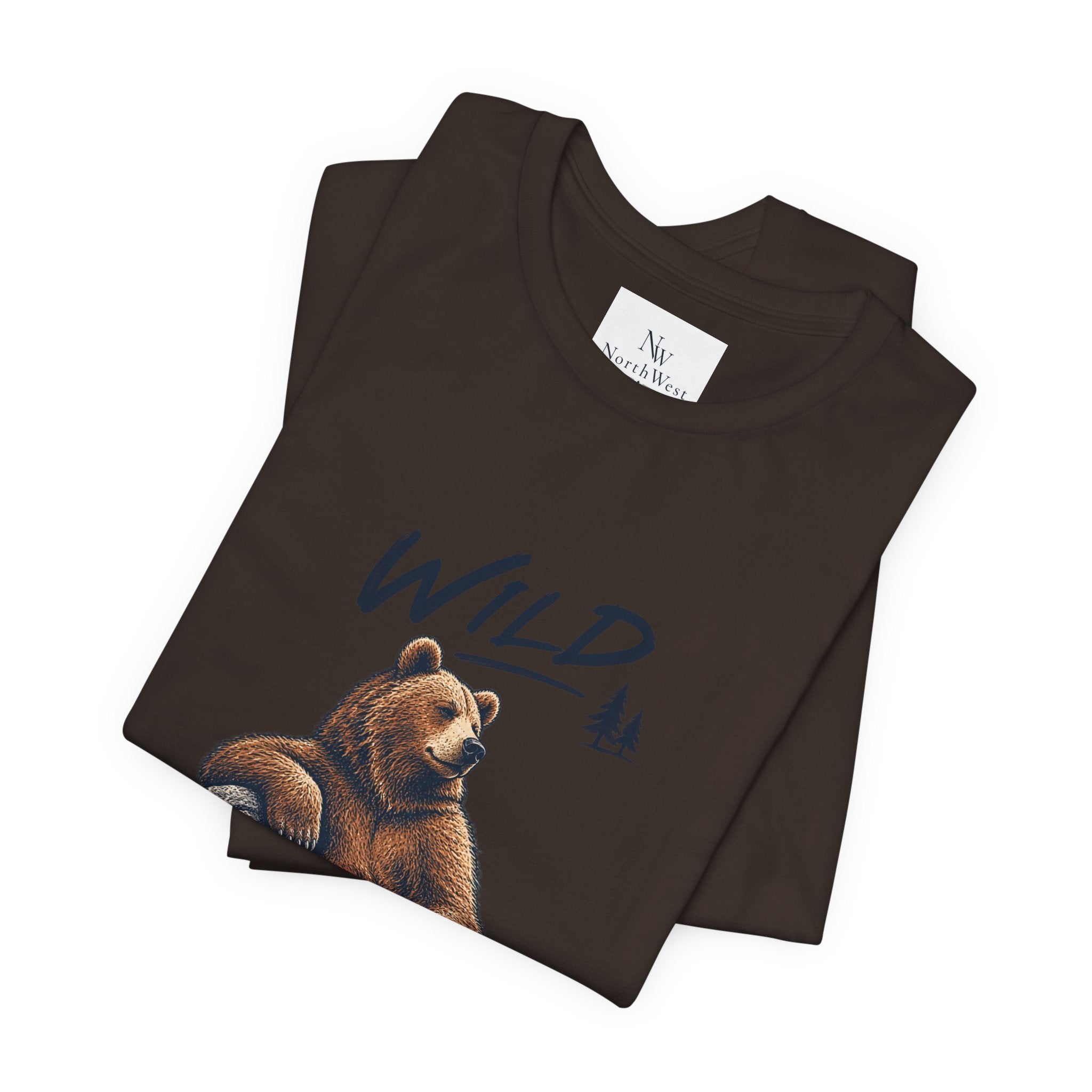 Wild at Heart Bear T-Shirt — Outdoor Nature Graphic Tee
