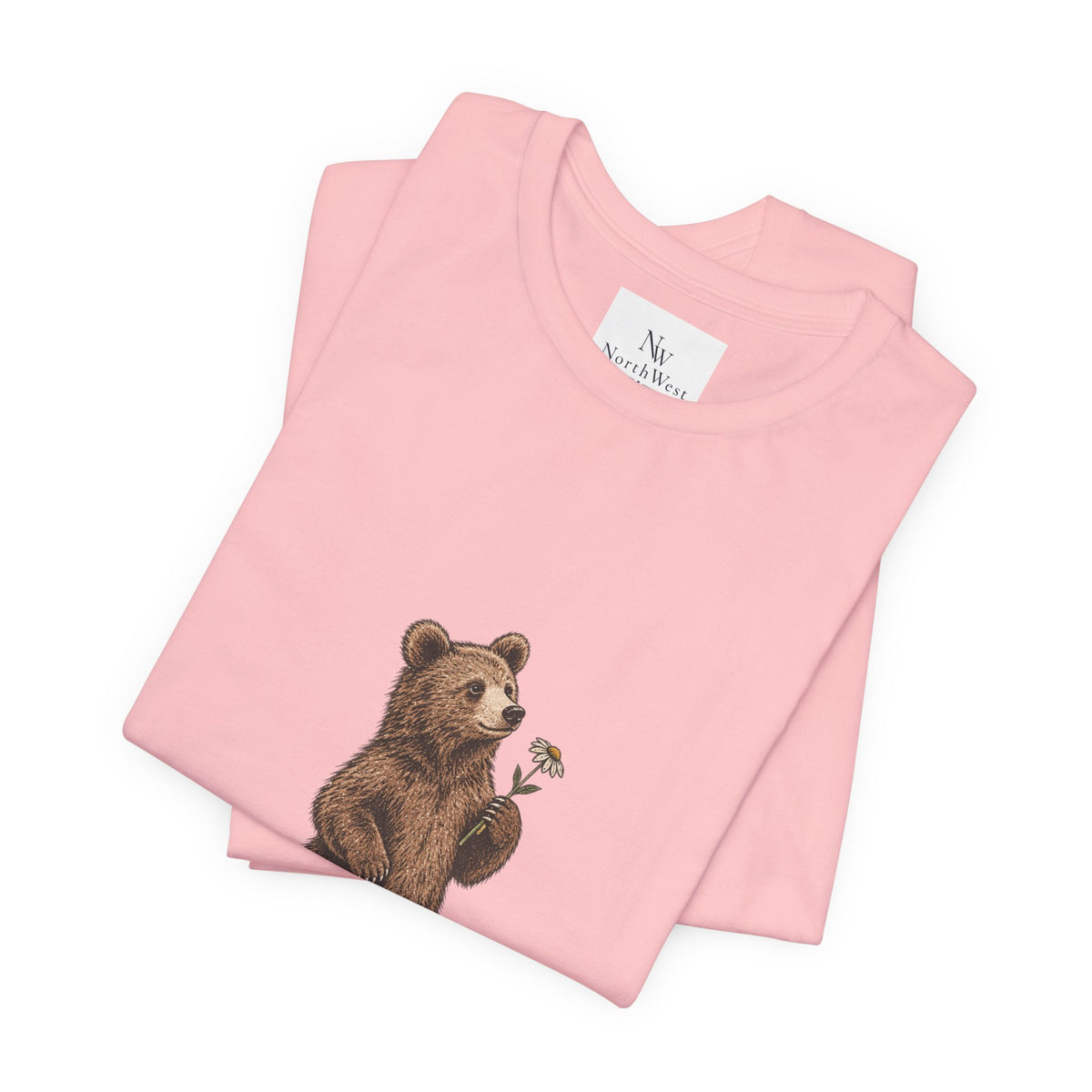 Little Wild One Bear Tee — Born A Little Wild Graphic T-Shirt
