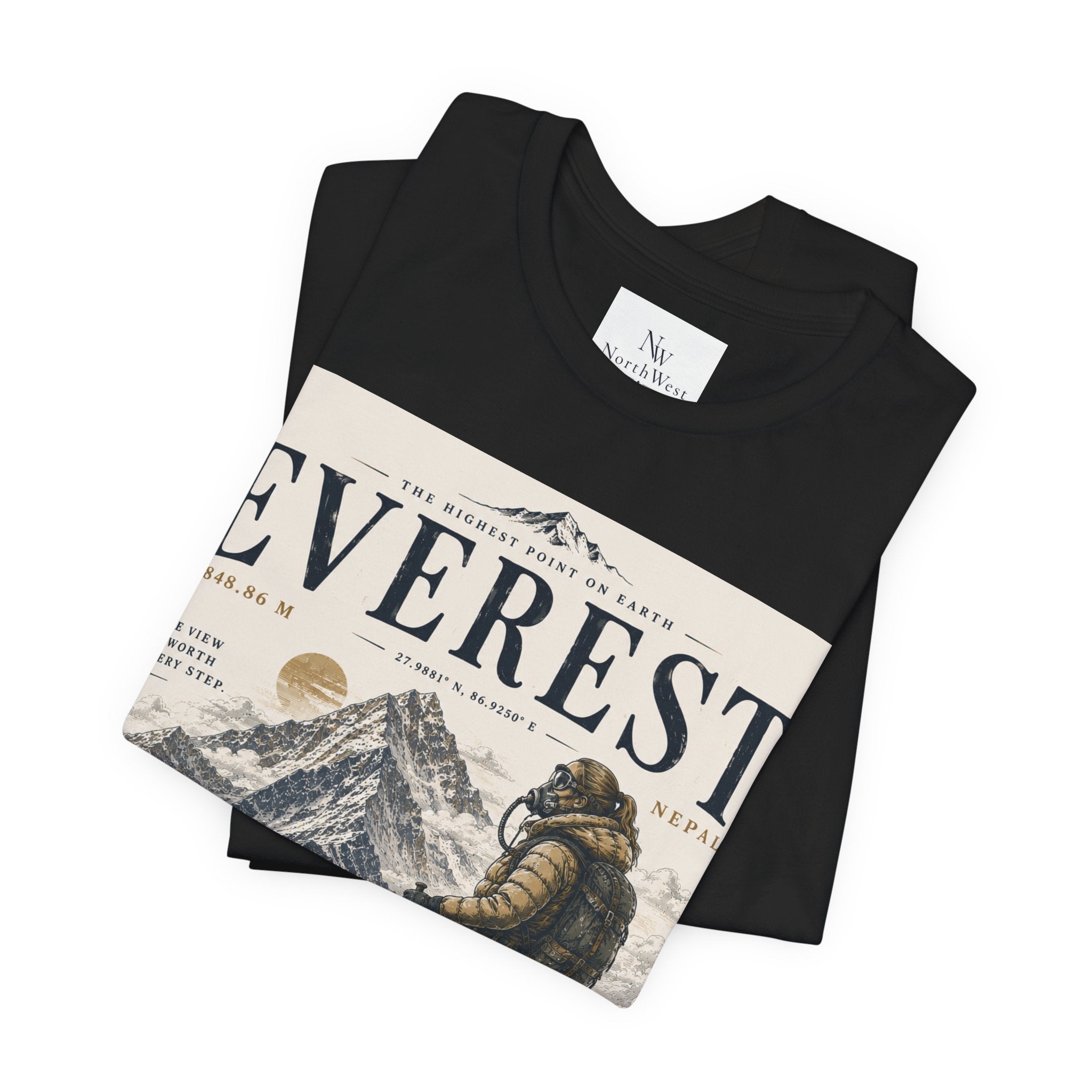Everest Adventure Tee — Mountain Climber Vintage Graphic T‑Shirt