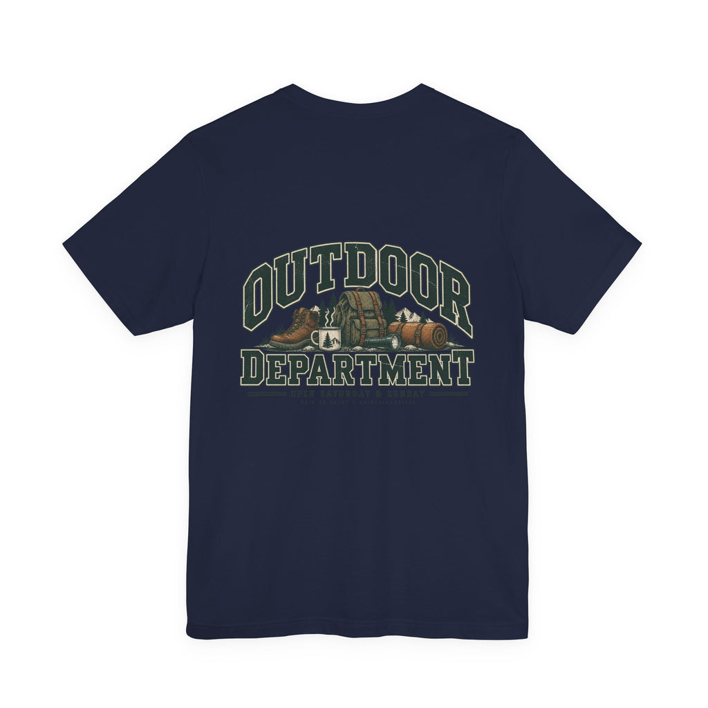 Outdoor Dept. Graphic Tee — Adventure Camping T-Shirt
