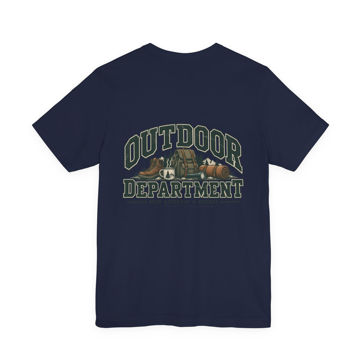 Outdoor Dept. Graphic Tee — Adventure Camping T-Shirt
