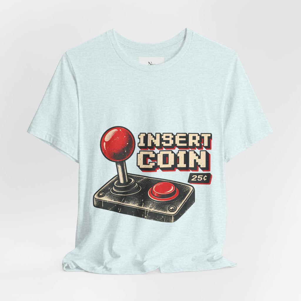 Insert Coin Arcade T‑Shirt — "One More Game" Retro Gaming Tee