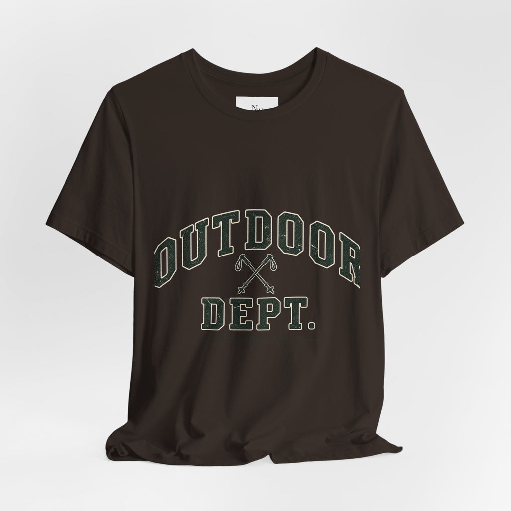 Outdoor Dept. Graphic Tee — Adventure Camping T-Shirt