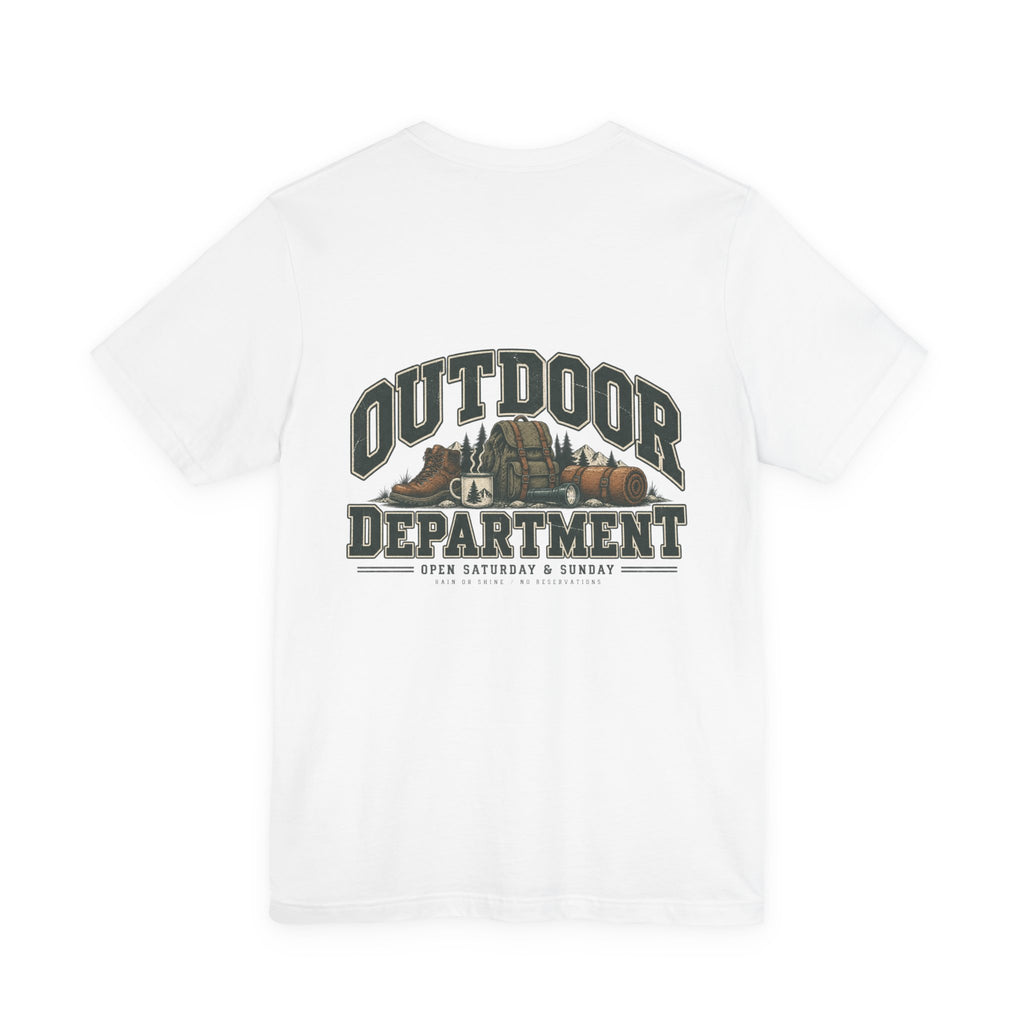 Outdoor Dept. Graphic Tee — Adventure Camping T-Shirt