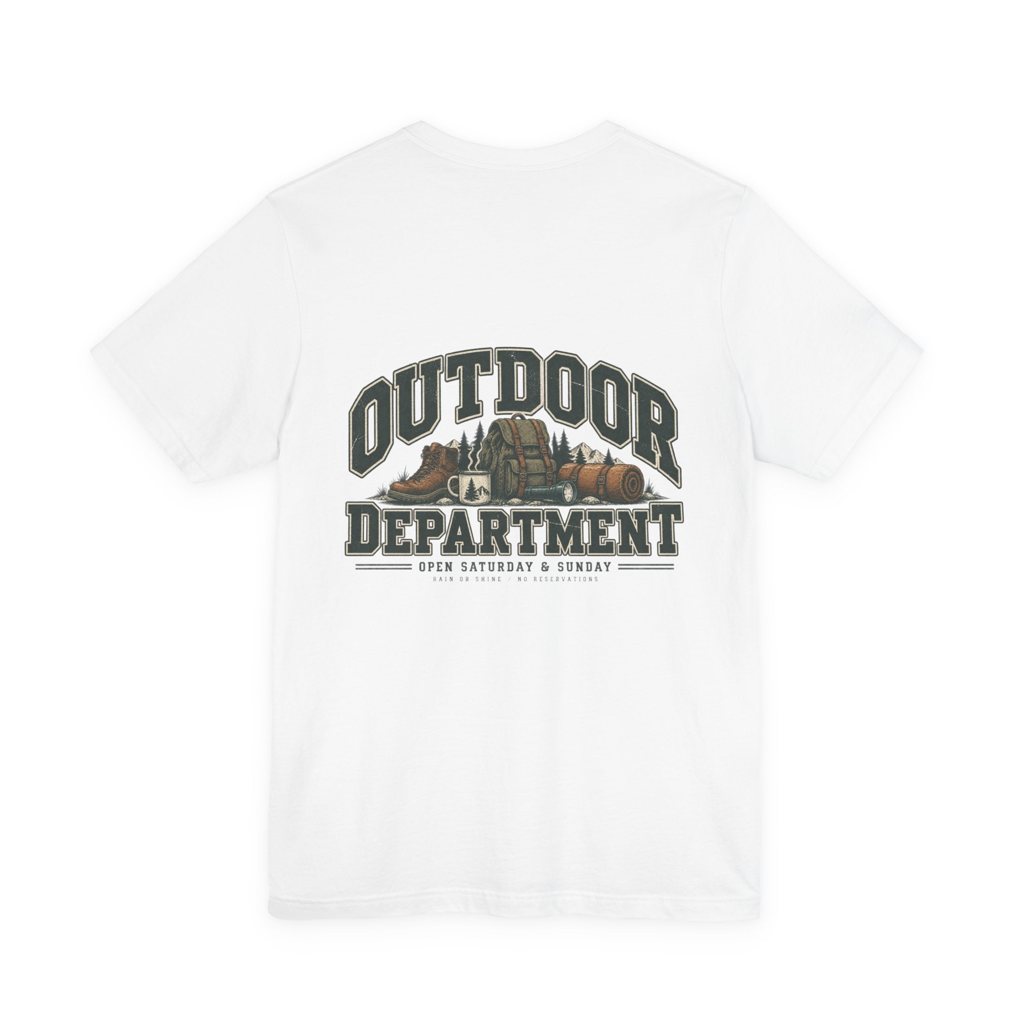 Outdoor Dept. Graphic Tee — Adventure Camping T-Shirt