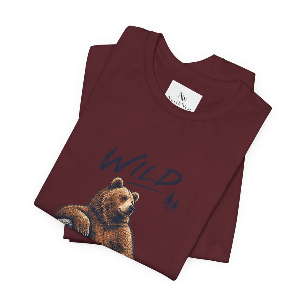 Wild at Heart Bear T-Shirt — Outdoor Nature Graphic Tee