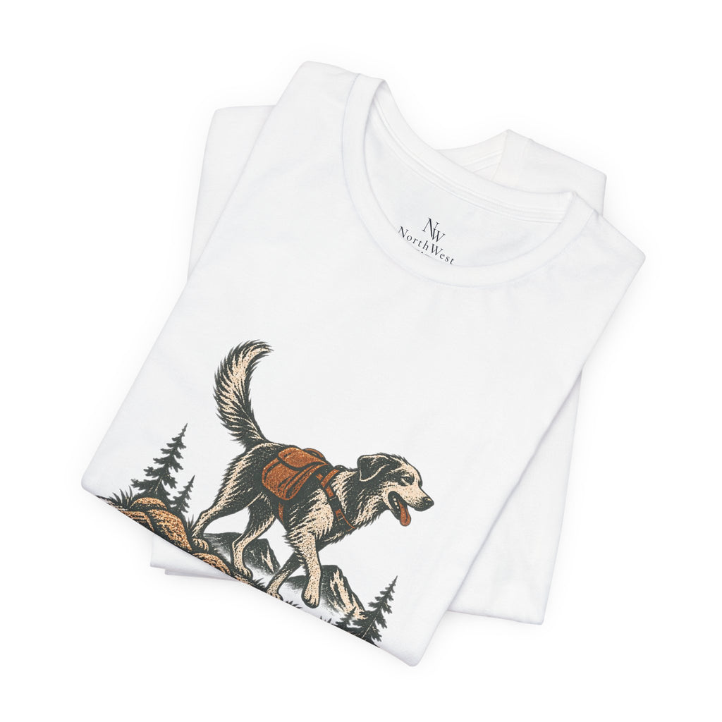 Trail Dog Tee — "Trails Are Better With Dogs" Outdoor Hiking Shirt