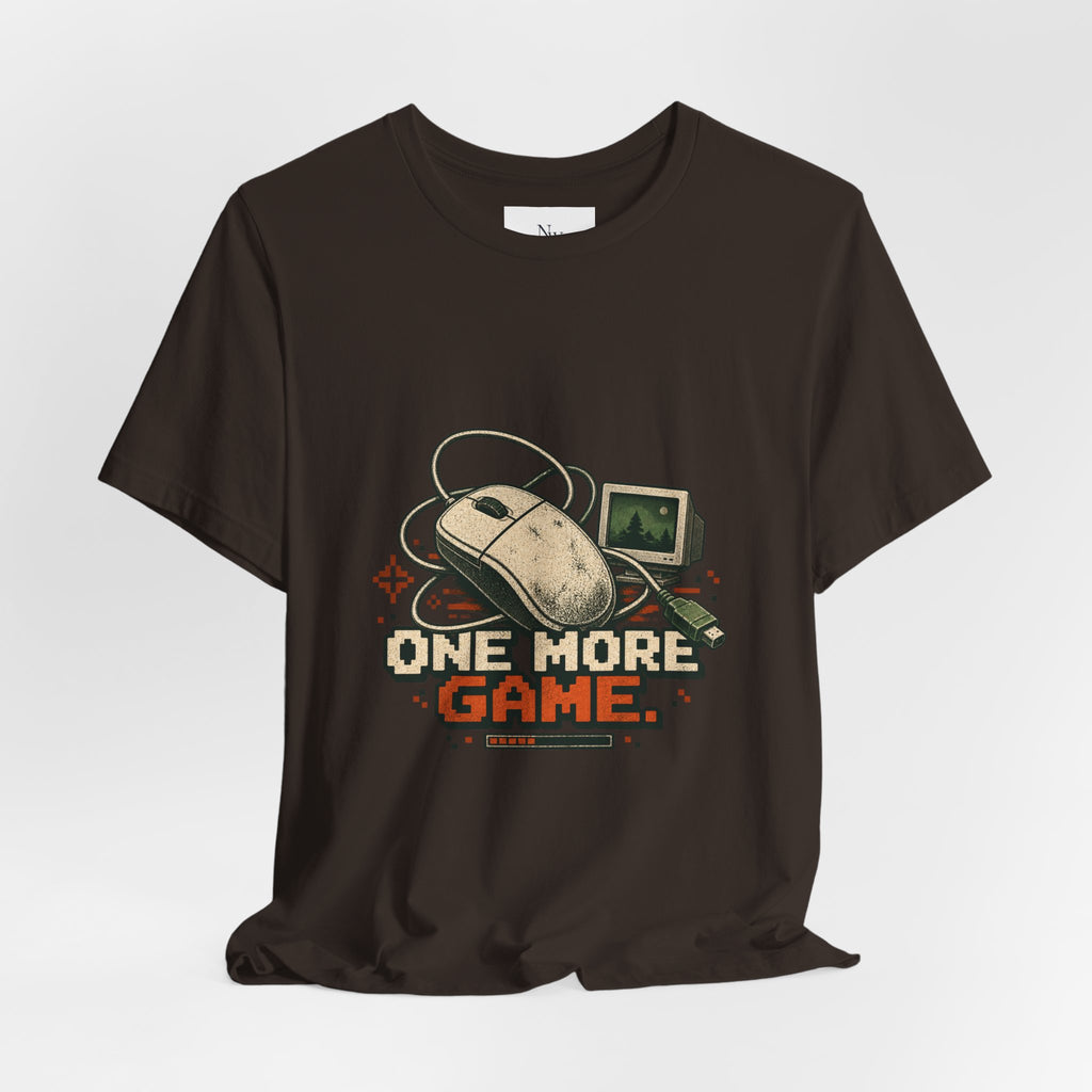 Gaming Tee — "One More Game" Retro LAN Party T-Shirt