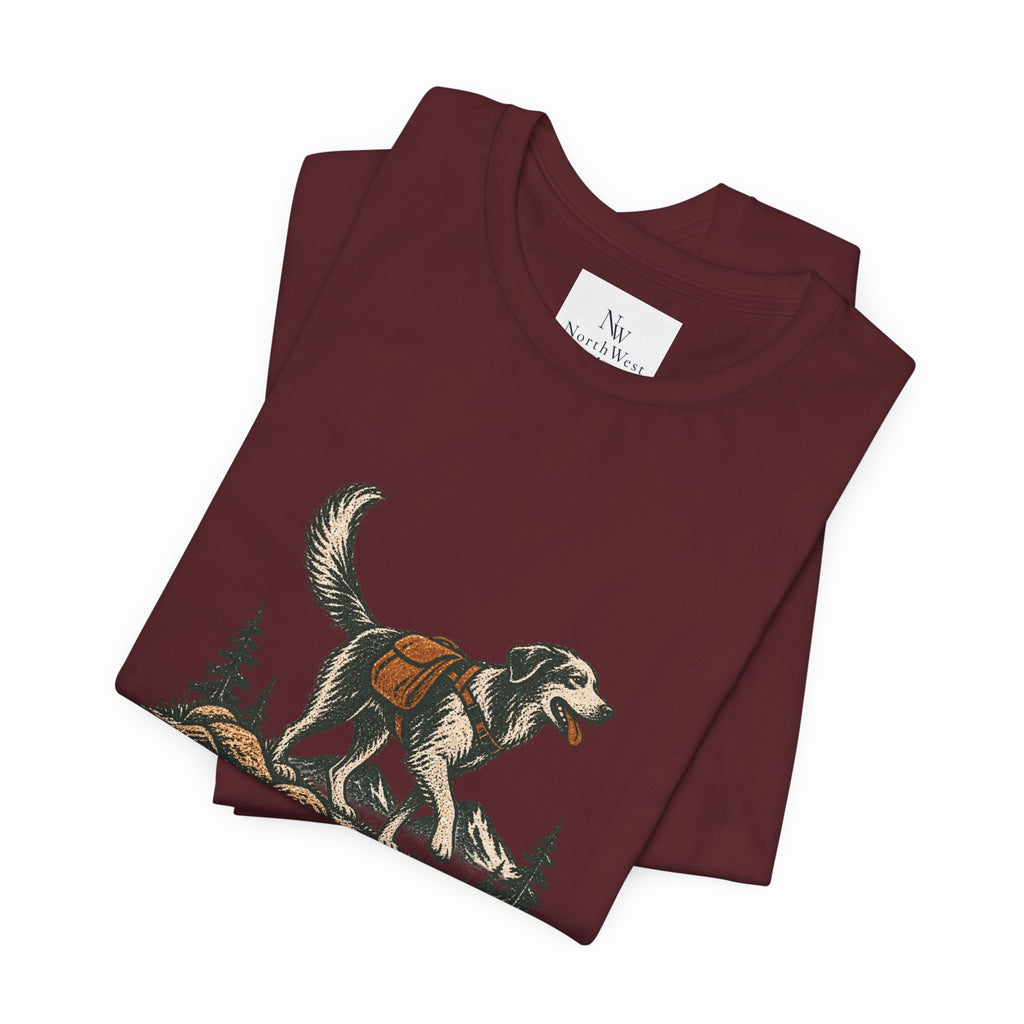 Trail Dog Tee — "Trails Are Better With Dogs" Outdoor Hiking Shirt