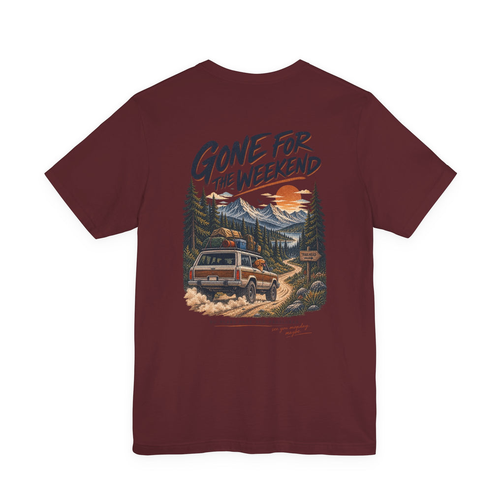 Adventure Tee — "Gone for the Weekend" Off‑Road Van Graphic T‑Shirt