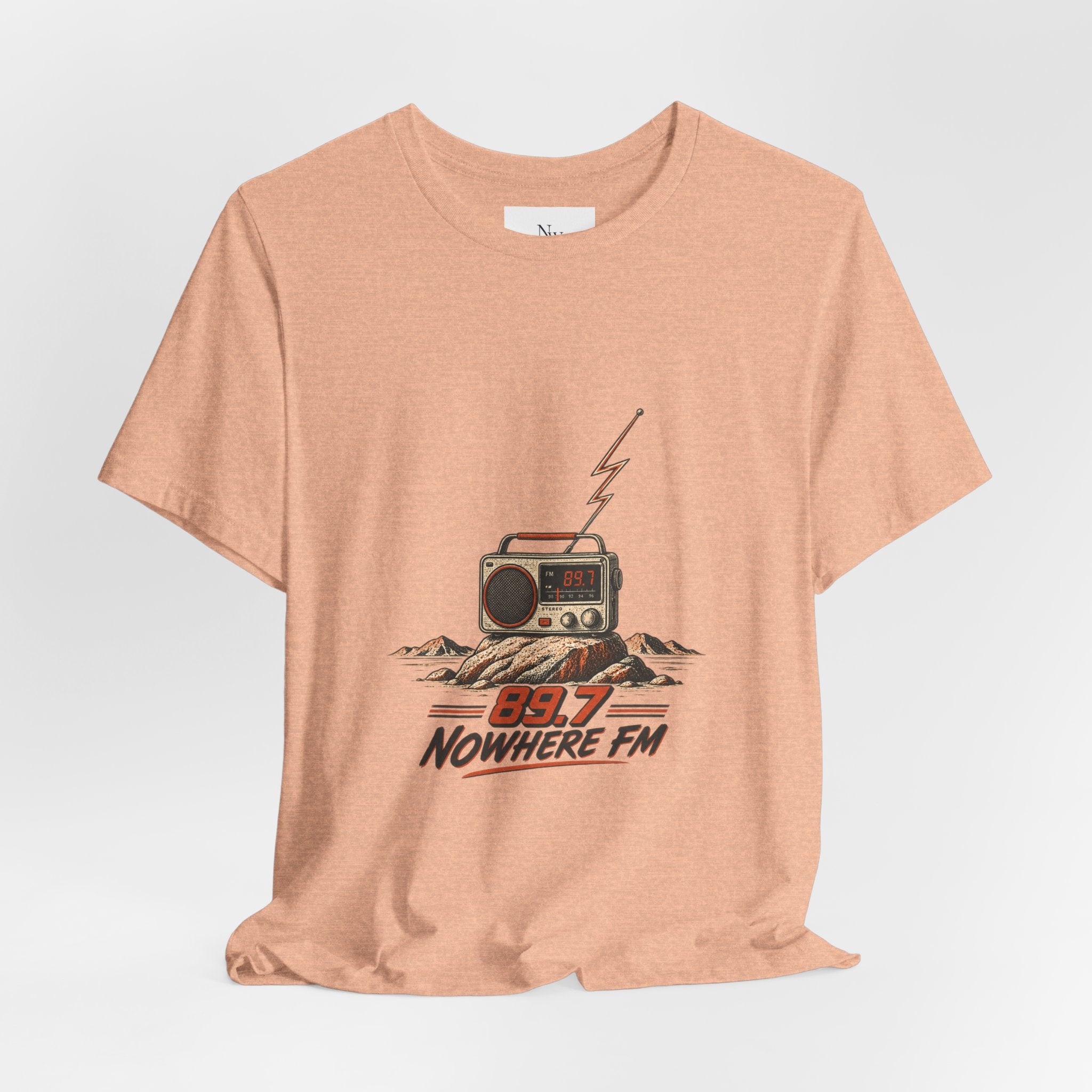 Desert Radio Tee — '89.7 Nowhere FM' Vintage Desert Radio Graphic T-Shirt