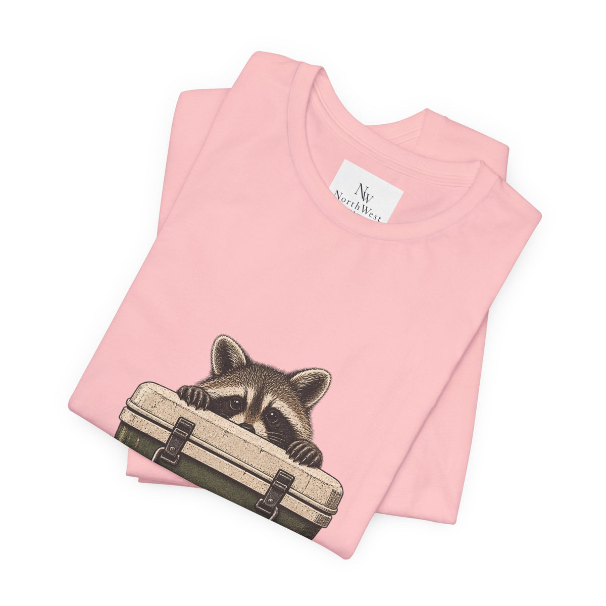 Local Wildlife Raccoon Camping Tee