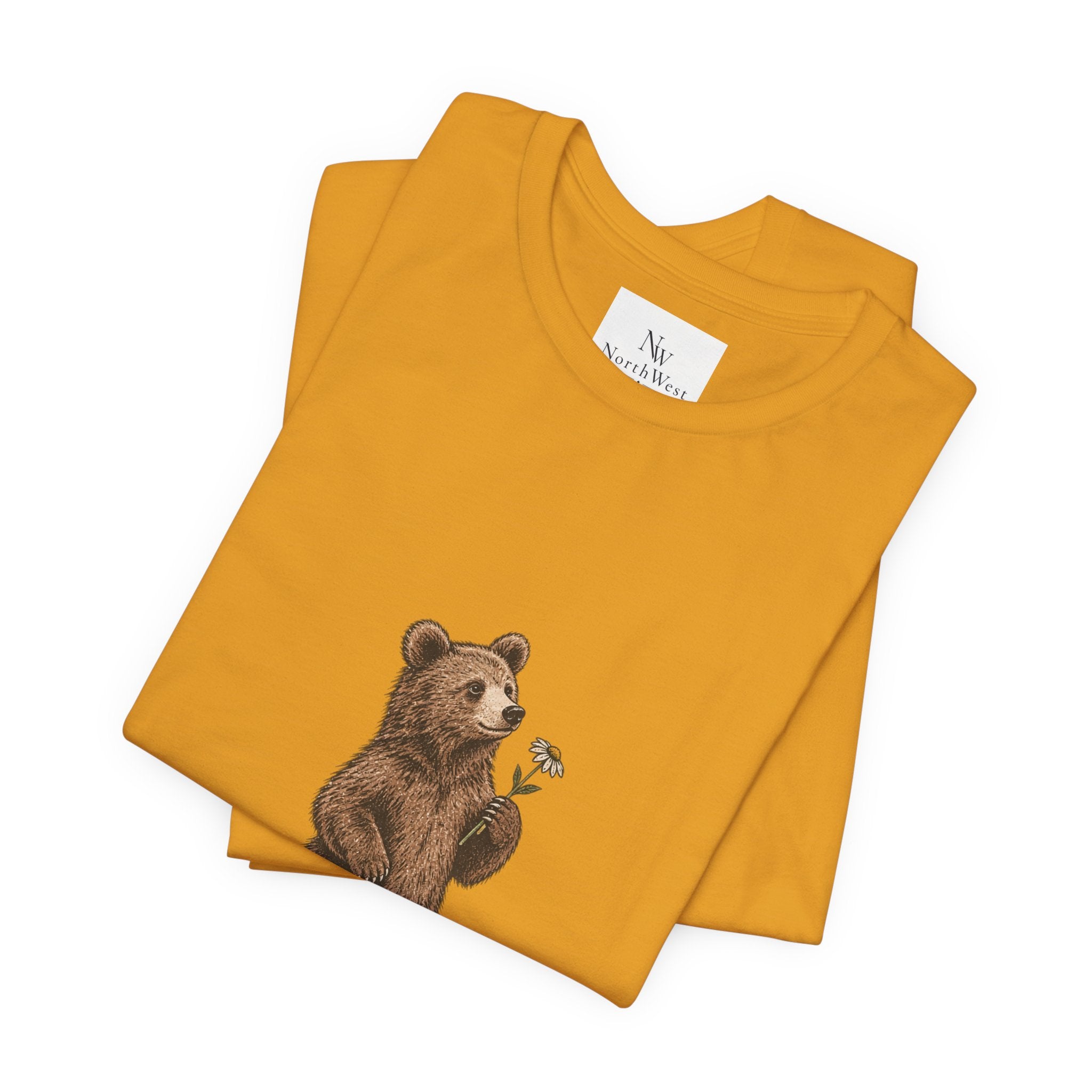 Little Wild One Bear Tee — Born A Little Wild Graphic T-Shirt