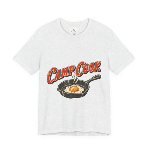 Camp Cook T‑Shirt — “Breakfast Tastes Better Outside” Camping Tee