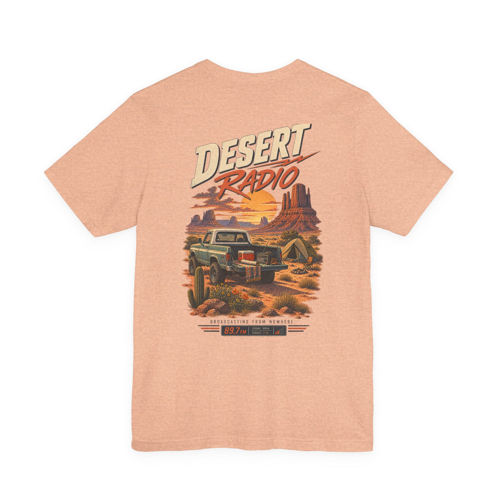 Desert Radio Tee — '89.7 Nowhere FM' Vintage Desert Radio Graphic T-Shirt