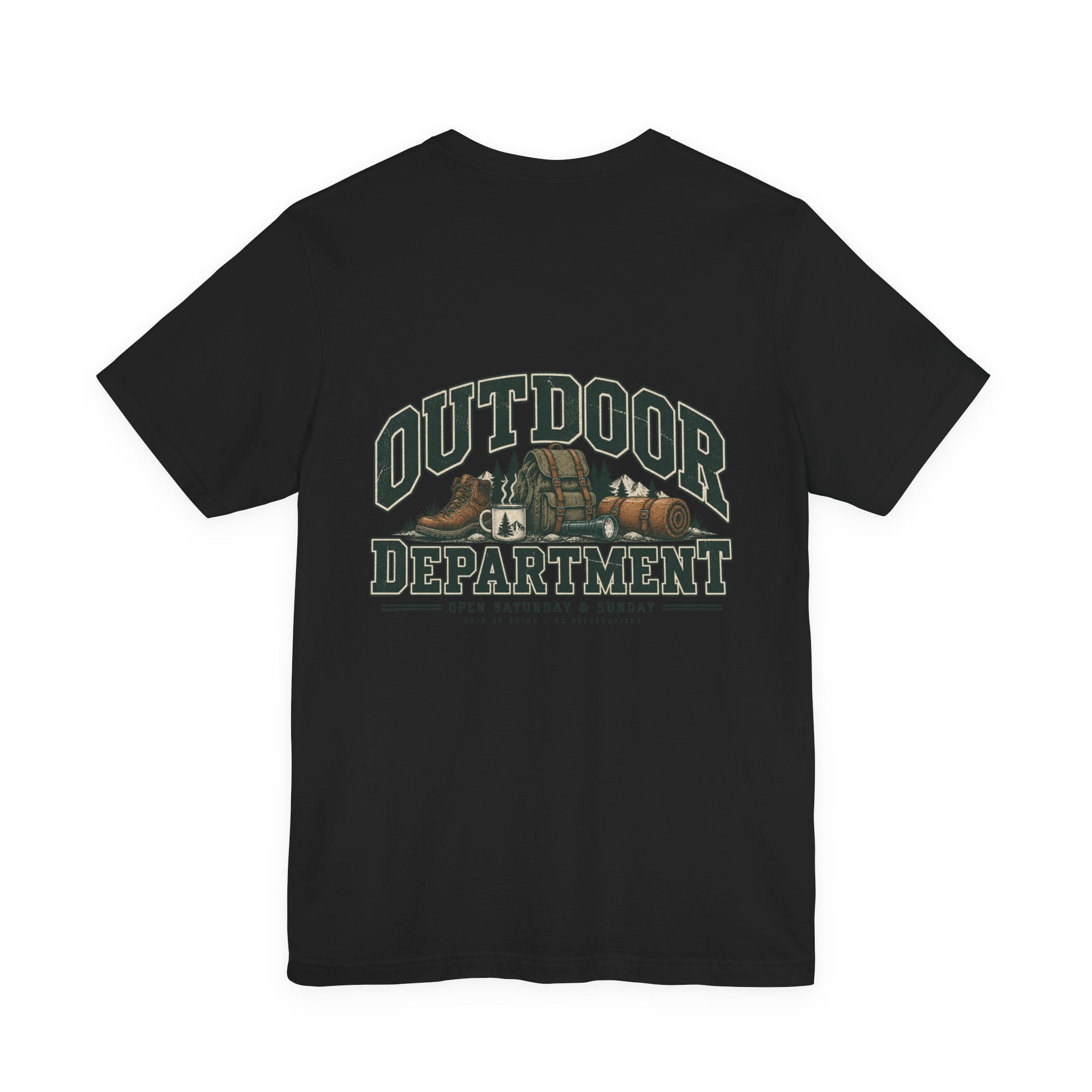 Outdoor Dept. Graphic Tee — Adventure Camping T-Shirt