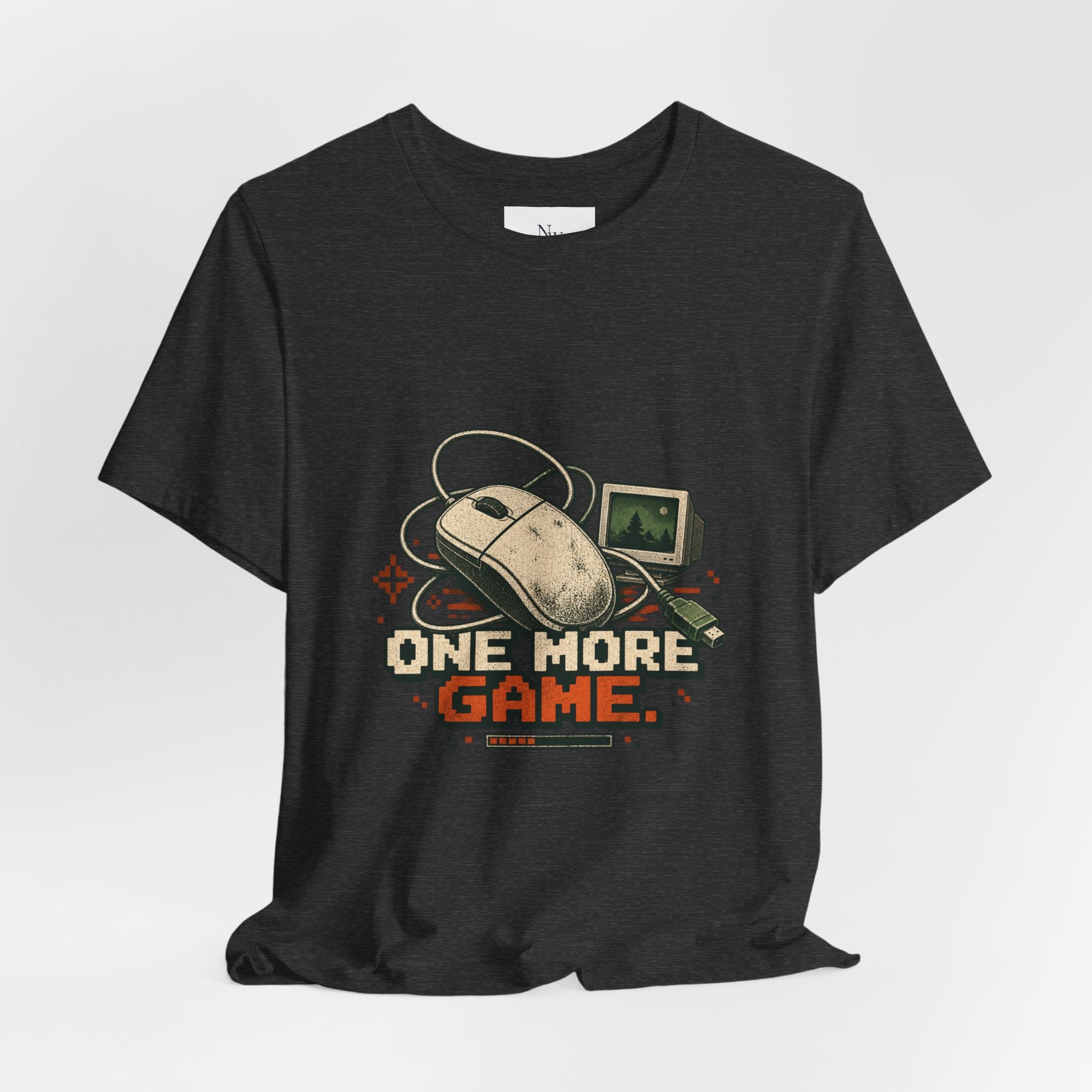 Gaming Tee — "One More Game" Retro LAN Party T-Shirt