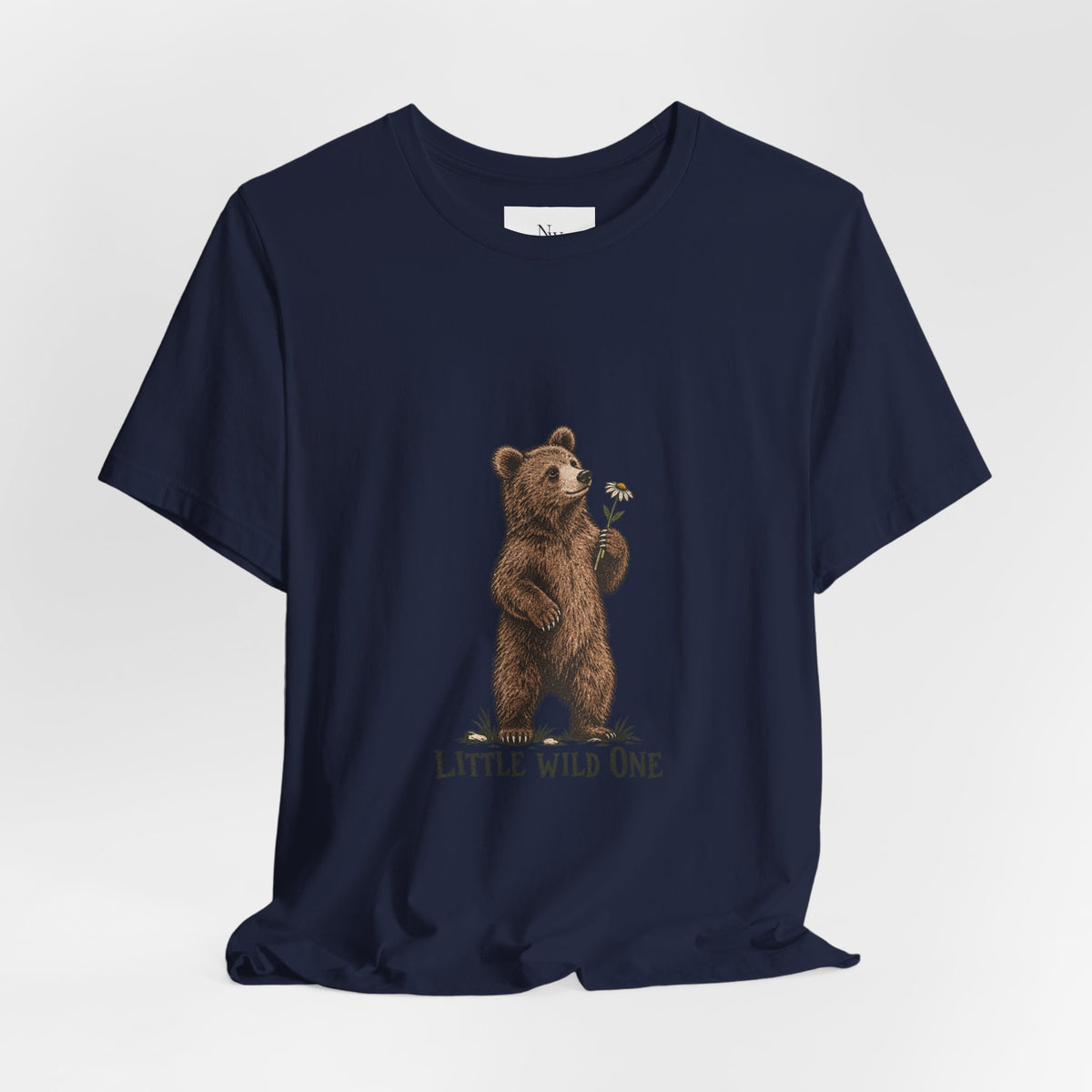 Little Wild One Bear Tee — Born A Little Wild Graphic T-Shirt