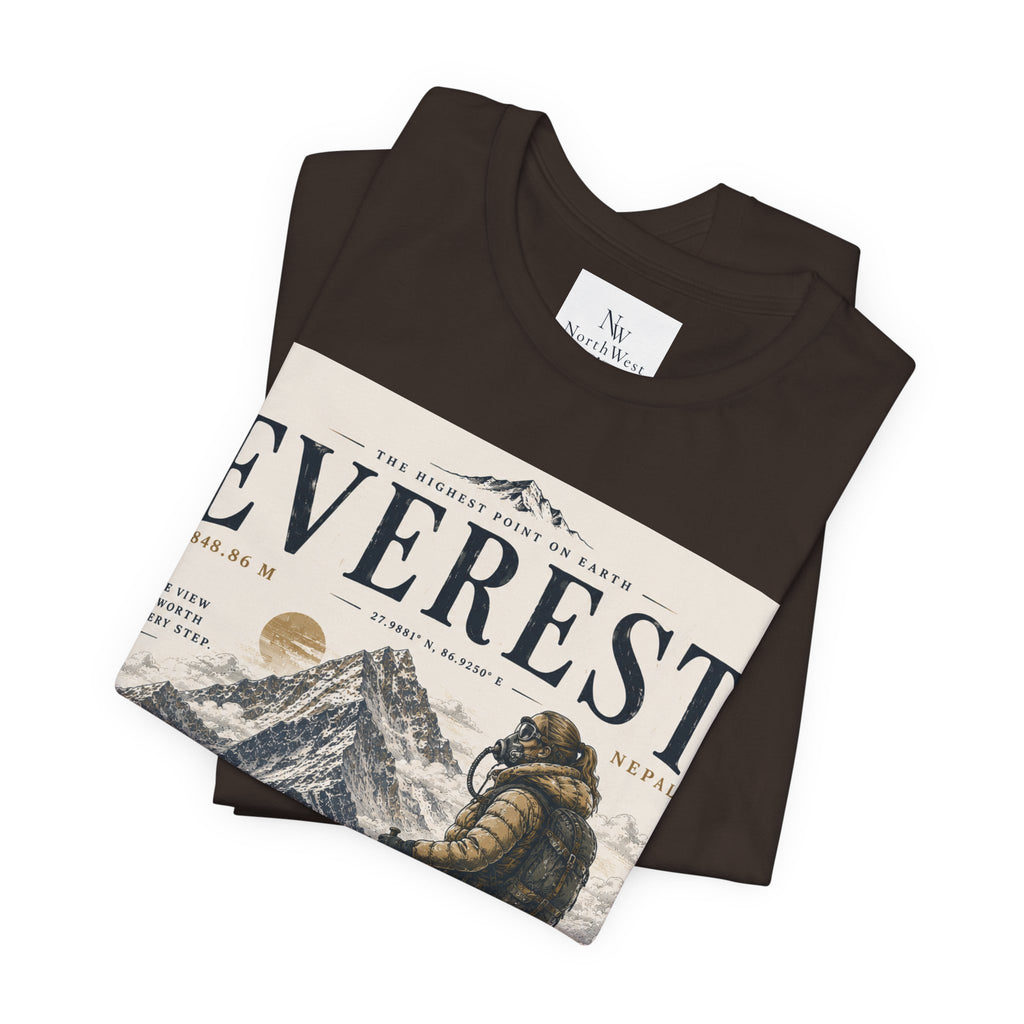 Everest Adventure Tee — Mountain Climber Vintage Graphic T‑Shirt