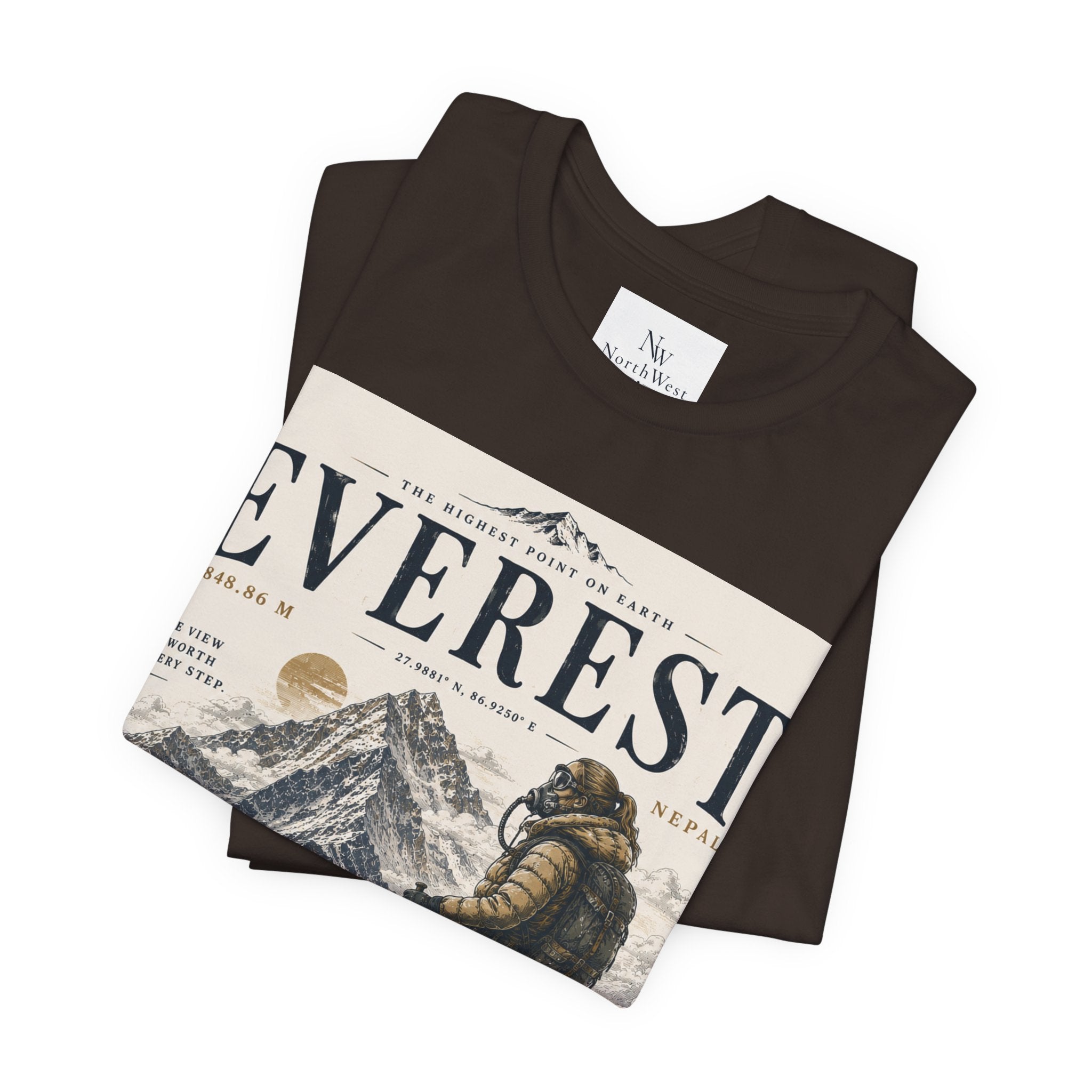 Everest Adventure Tee — Mountain Climber Vintage Graphic T‑Shirt
