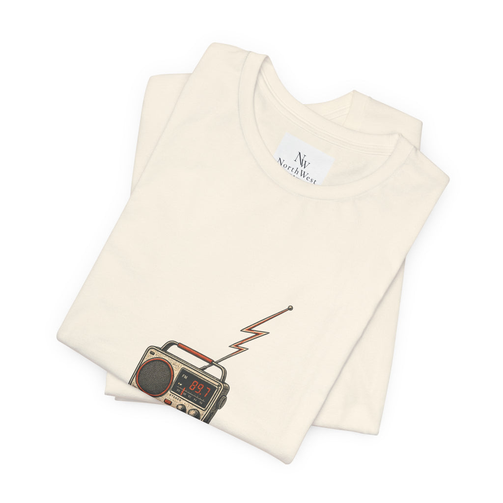 Desert Radio Tee — '89.7 Nowhere FM' Vintage Desert Radio Graphic T-Shirt