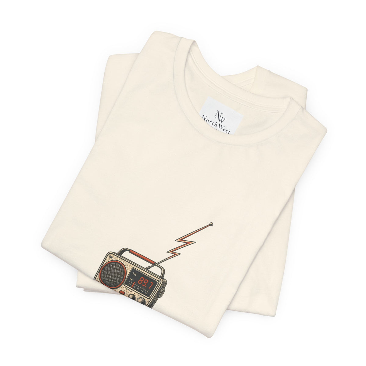 Desert Radio Tee — '89.7 Nowhere FM' Vintage Desert Radio Graphic T-Shirt