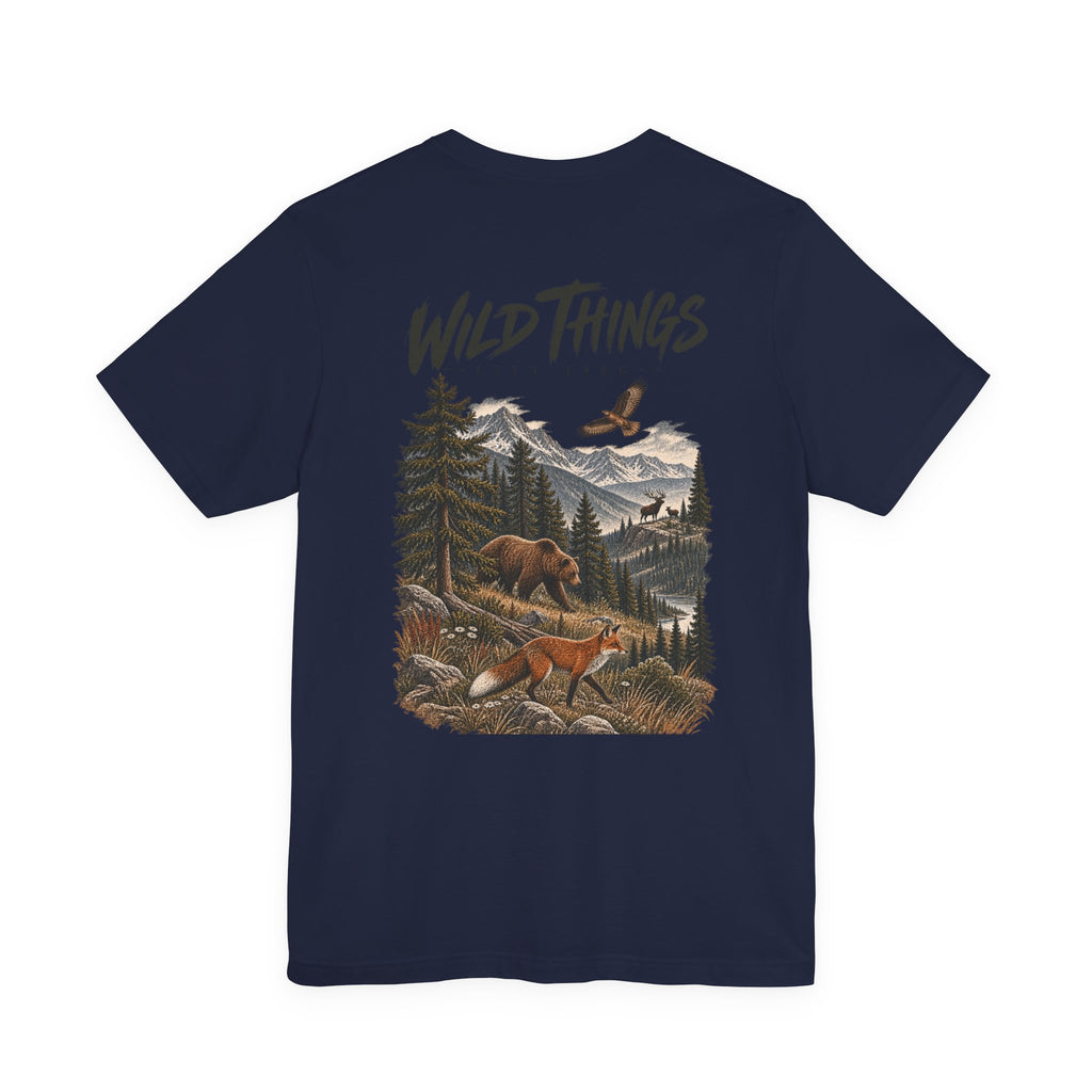 Wild Things Fox Tee — Woodland Nature Graphic T-Shirt