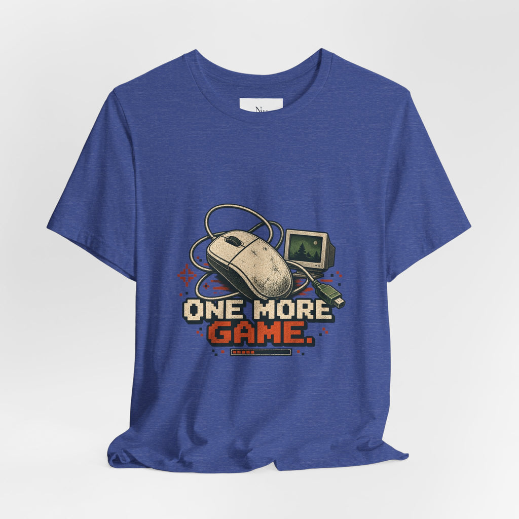 Gaming Tee — "One More Game" Retro LAN Party T-Shirt