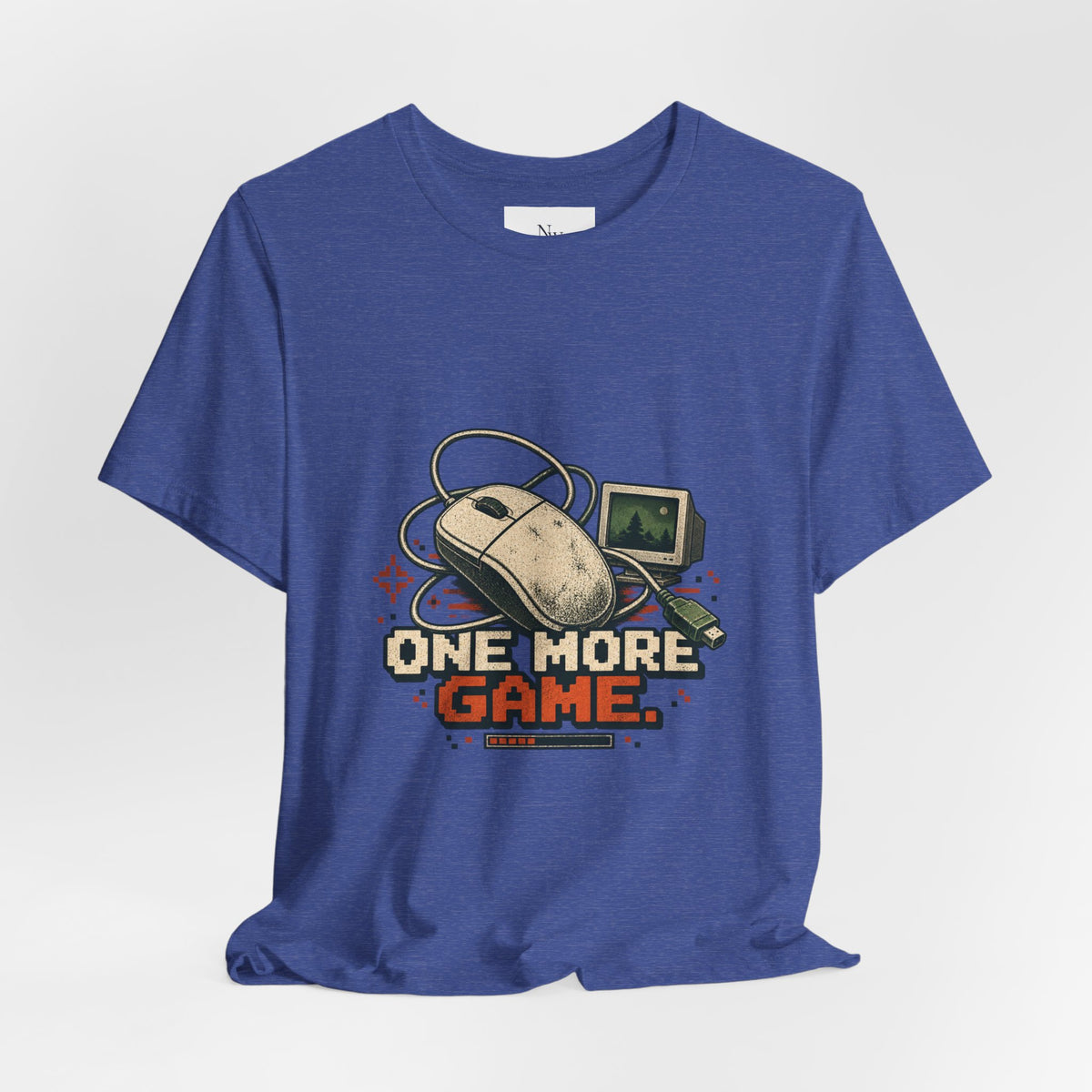 Gaming Tee — "One More Game" Retro LAN Party T-Shirt