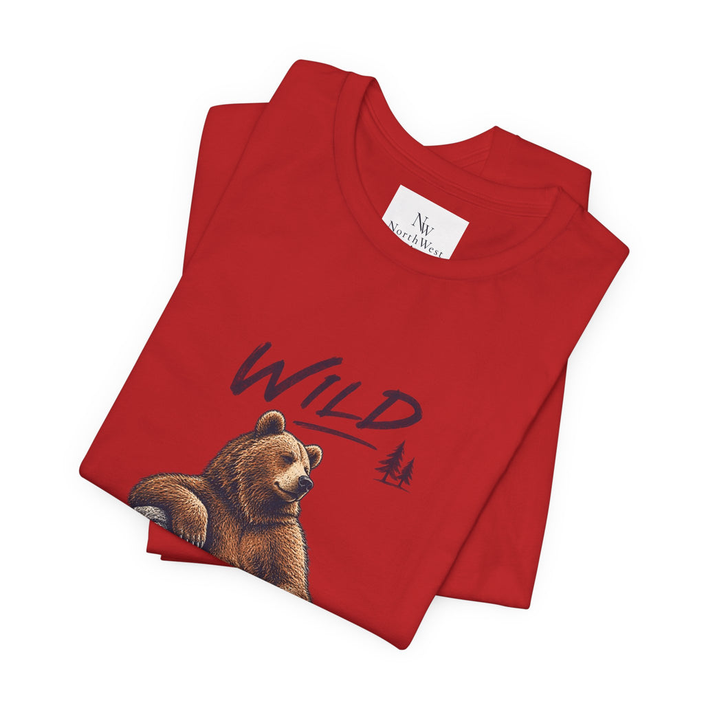 Wild at Heart Bear T-Shirt — Outdoor Nature Graphic Tee