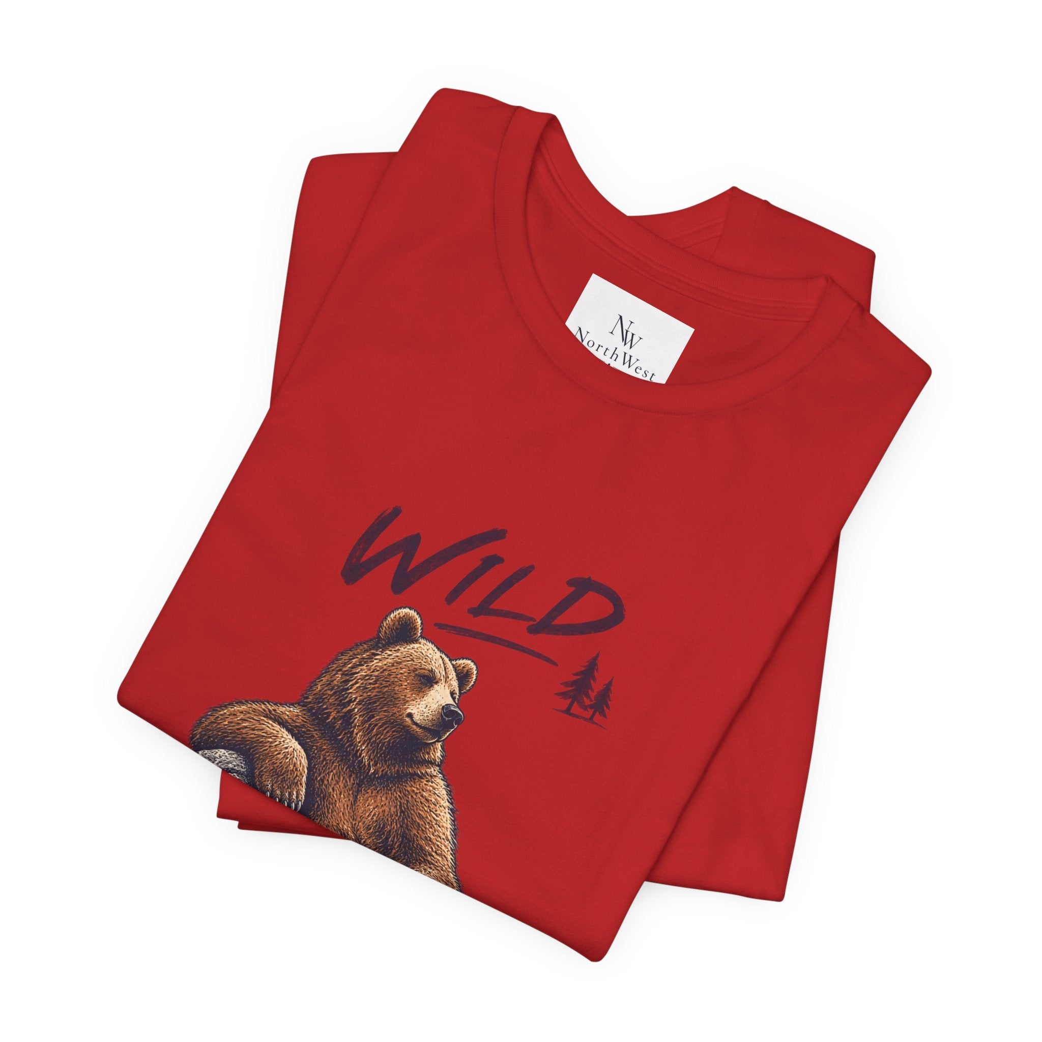 Wild at Heart Bear T-Shirt — Outdoor Nature Graphic Tee