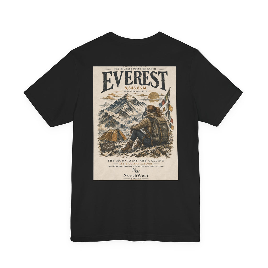 Everest Adventure Tee — Mountain Climber Vintage Graphic T‑Shirt