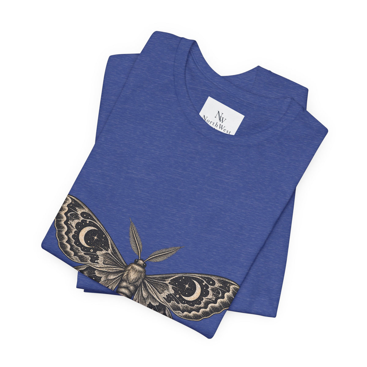 Meet Me After Sunset Tee — Vintage Moth & Moon Graphic T-Shirt
