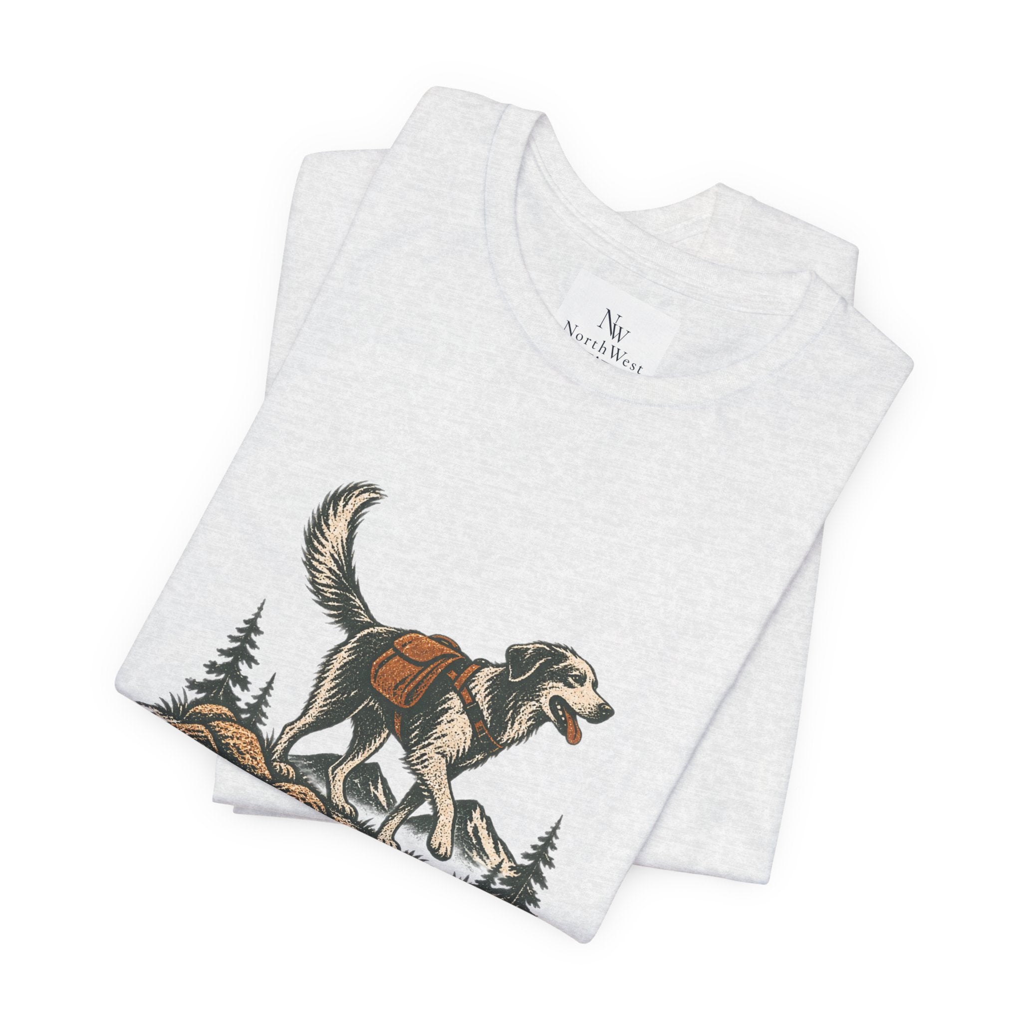 Trail Dog Tee — "Trails Are Better With Dogs" Outdoor Hiking Shirt