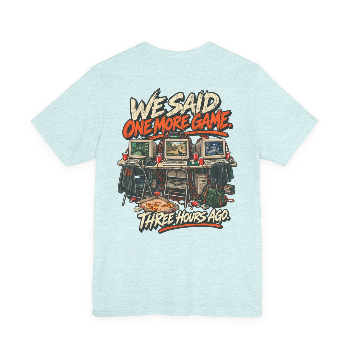 Gaming Tee — "One More Game" Retro LAN Party T-Shirt