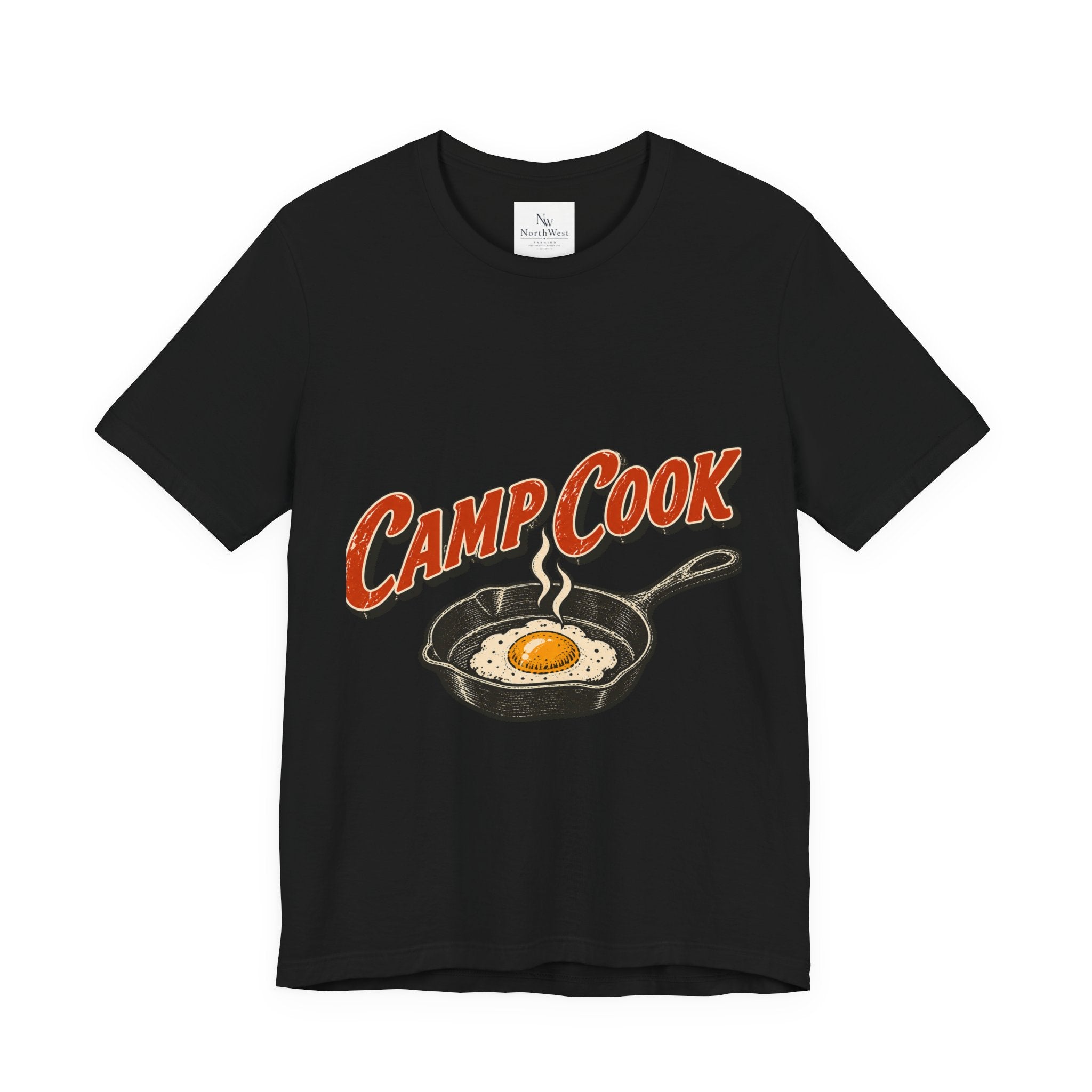 Camp Cook T‑Shirt — “Breakfast Tastes Better Outside” Camping Tee