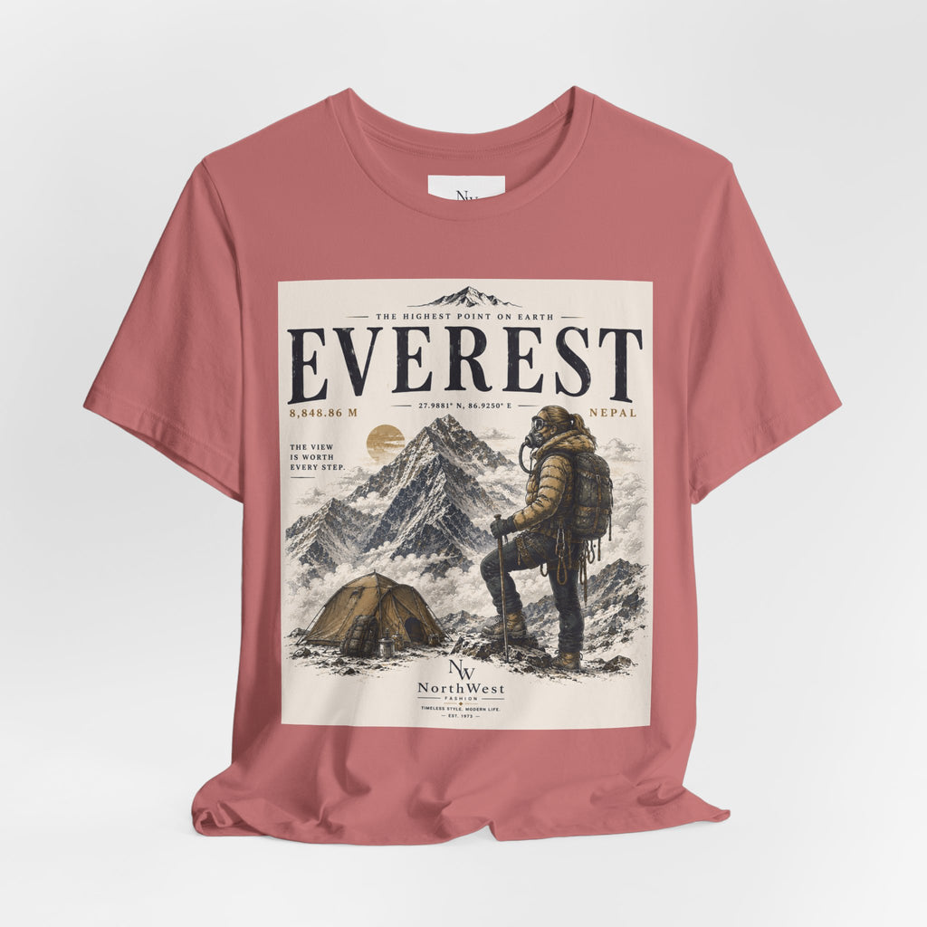 Everest Adventure Tee — Mountain Climber Vintage Graphic T‑Shirt