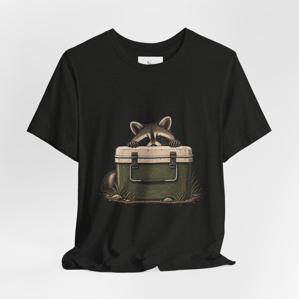 Local Wildlife Raccoon Camping Tee